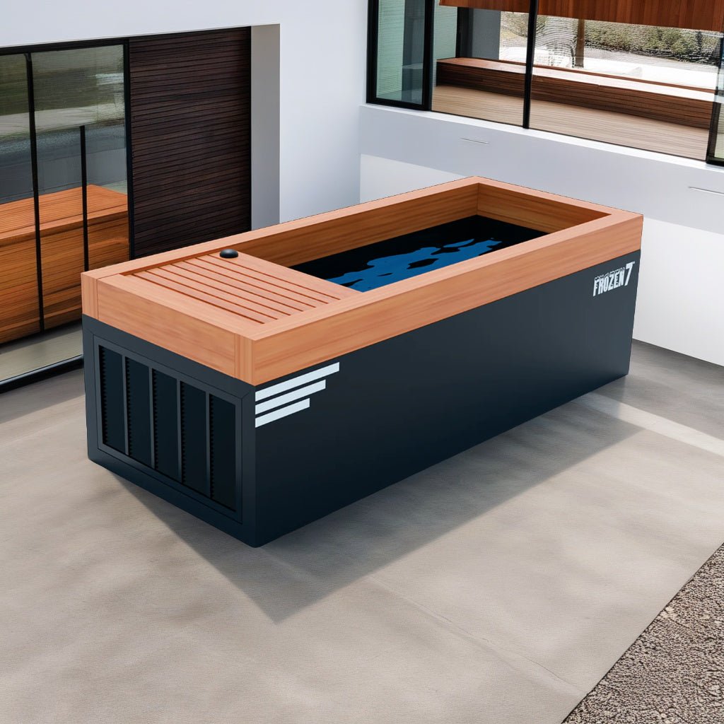 Medical Frozen 7 Cold Plunge - Heavy Duty, Essential Oil Infuser, UV Sanitizing, Indoor/Outdoor Cold Therapy Tub - Energize Trek