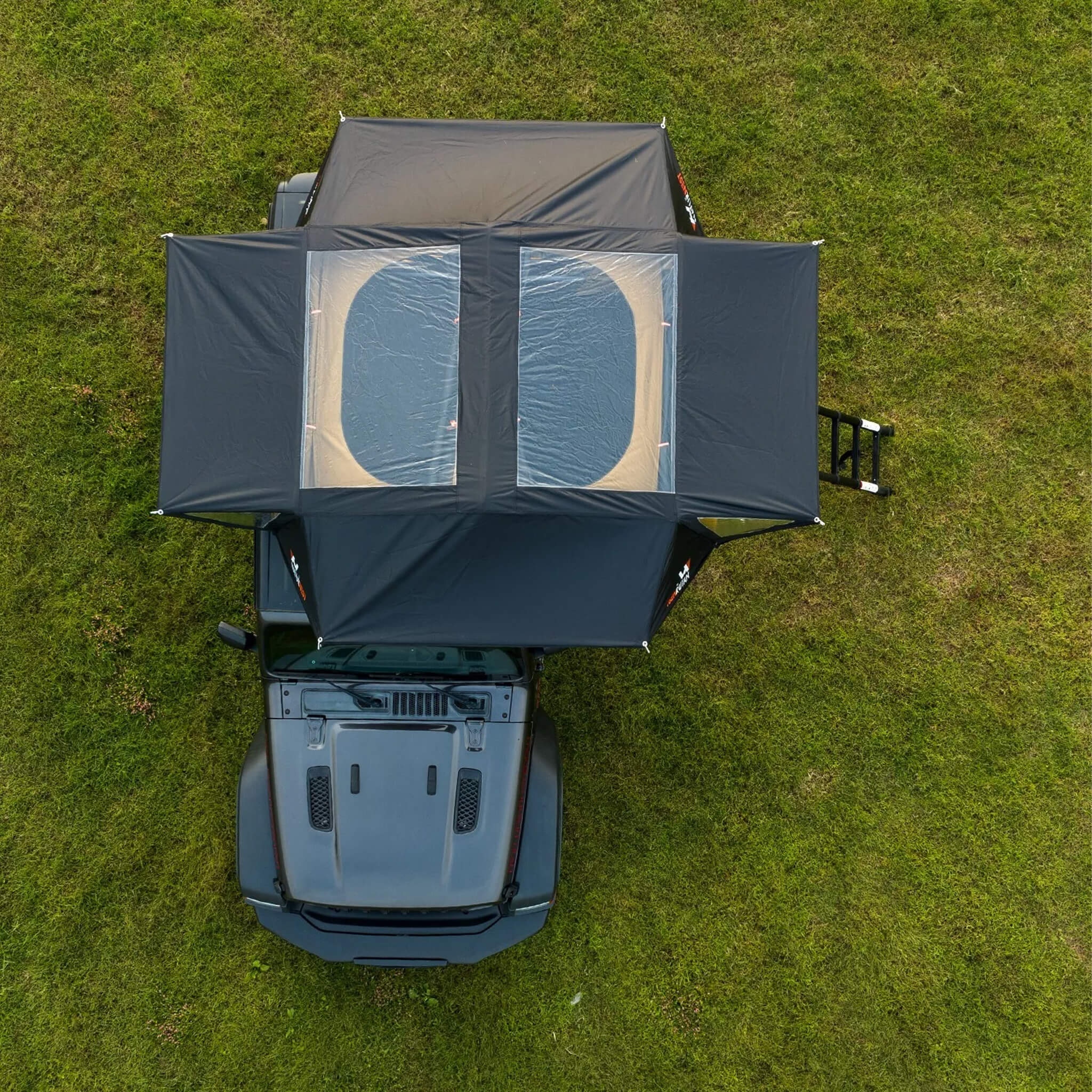 Naturnest Andromeda Khaki Soft Shell Rooftop Tent With Large Panoramic Skylight & YKK Doors (SAK72384) - Energize Trek