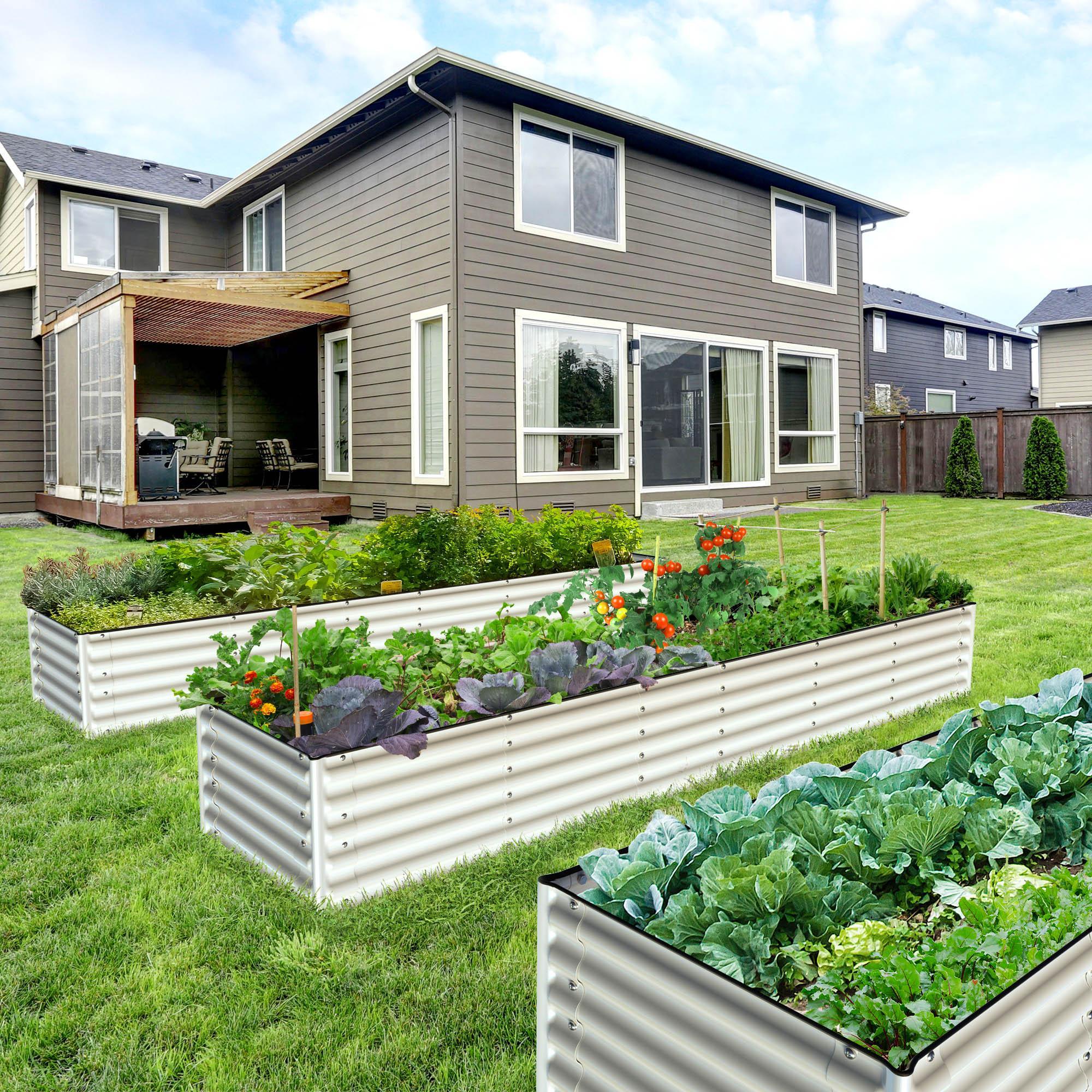 Olle Gardens 17" Tall Rectangle Infinity Raised Garden Bed - Energize Trek