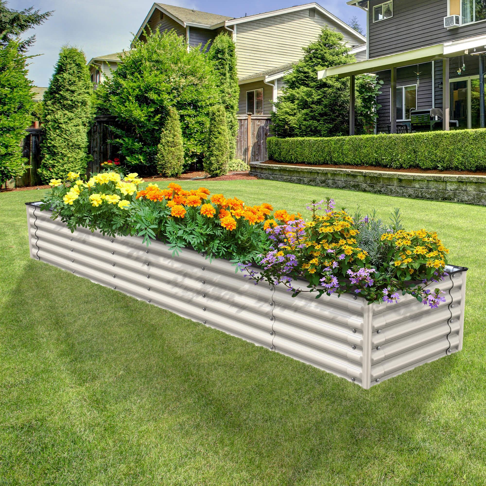 Olle Gardens 17" Tall Rectangle Infinity Raised Garden Bed - Energize Trek