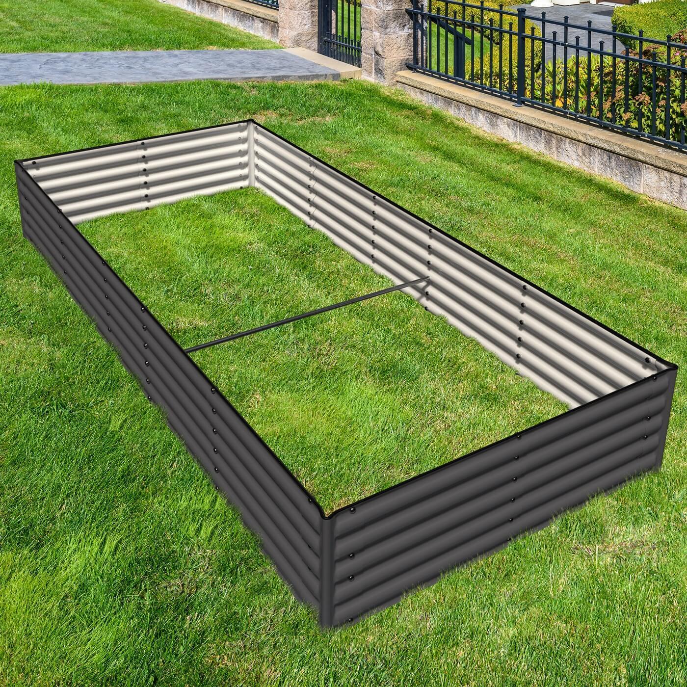 Olle Gardens 17" Tall Rectangle Infinity Raised Garden Bed - Energize Trek