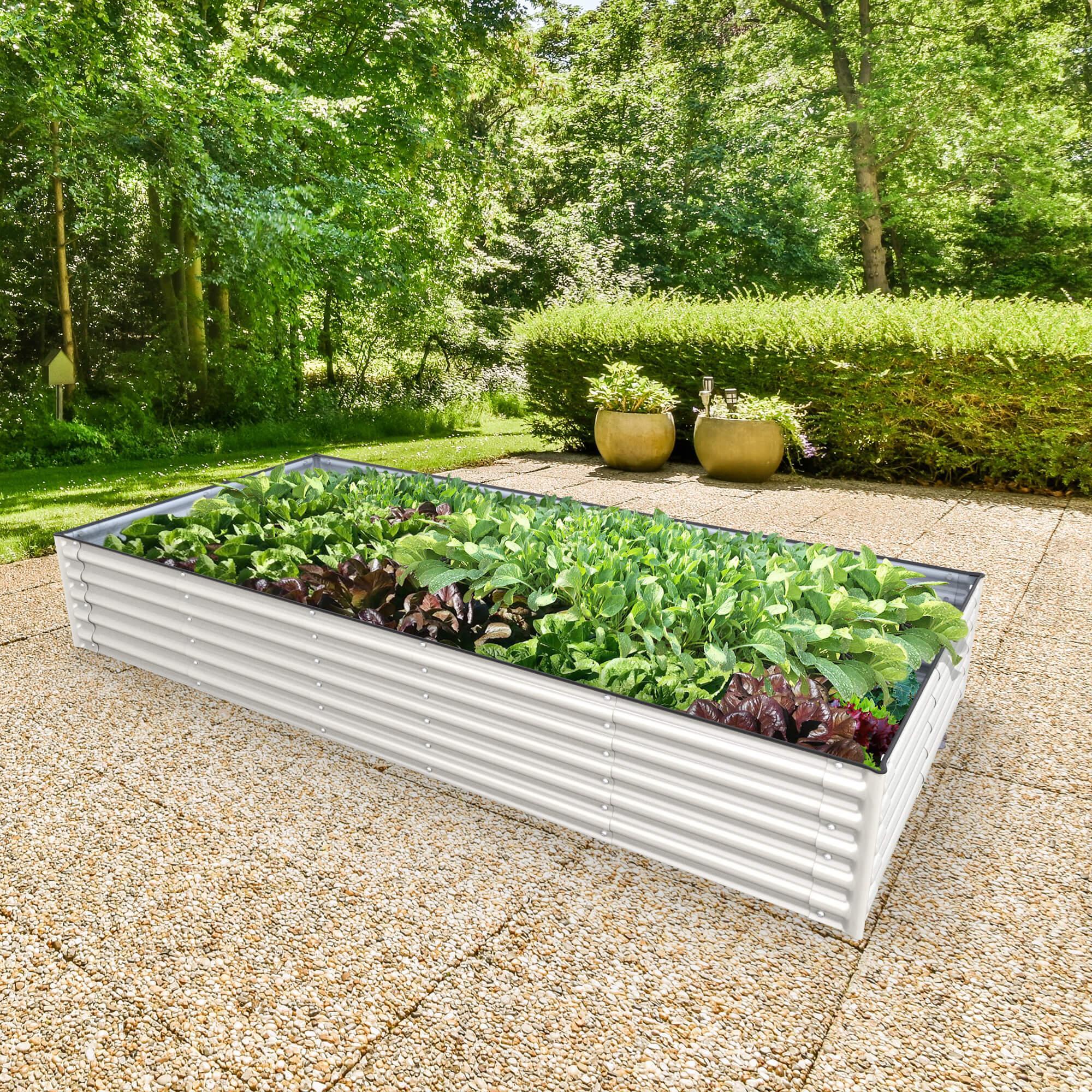Olle Gardens 17" Tall Rectangle Infinity Raised Garden Bed - Energize Trek