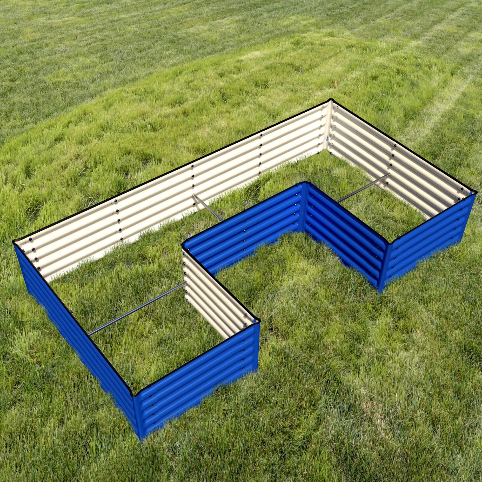 Olle Gardens 17" Tall "U" Shape Infinity Raised Garden Bed - Energize Trek