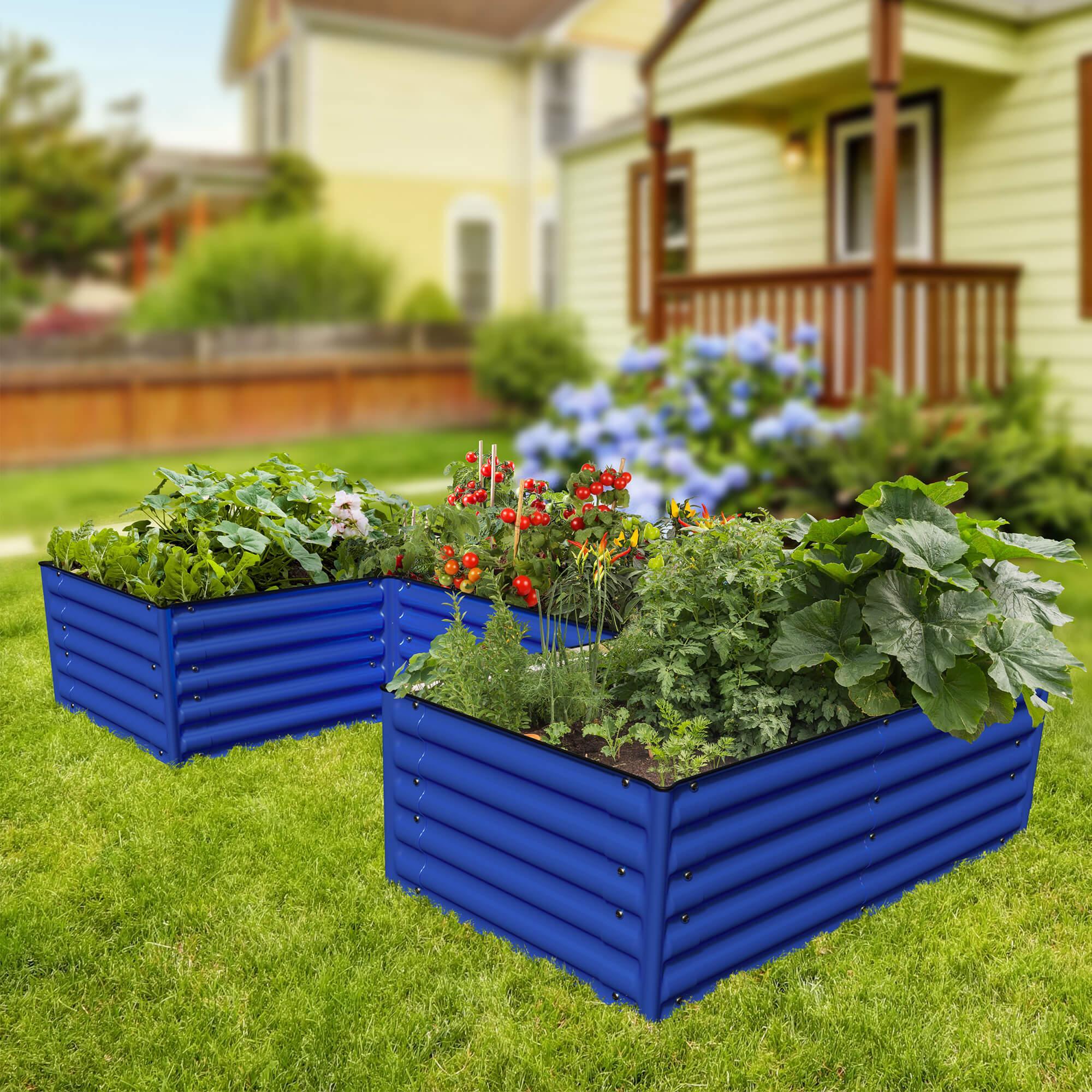Olle Gardens 17" Tall "U" Shape Infinity Raised Garden Bed - Energize Trek