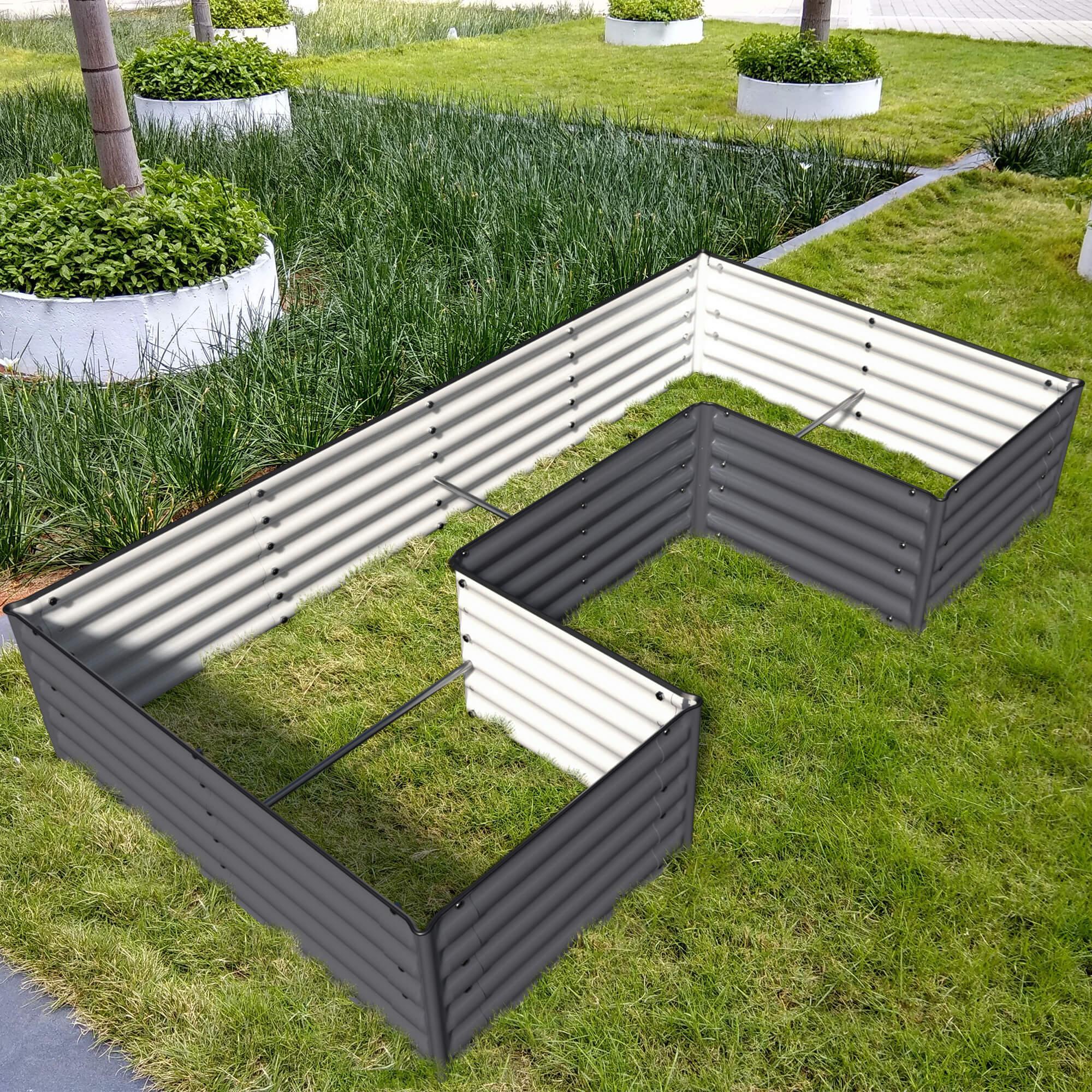 Olle Gardens 17" Tall "U" Shape Infinity Raised Garden Bed - Energize Trek