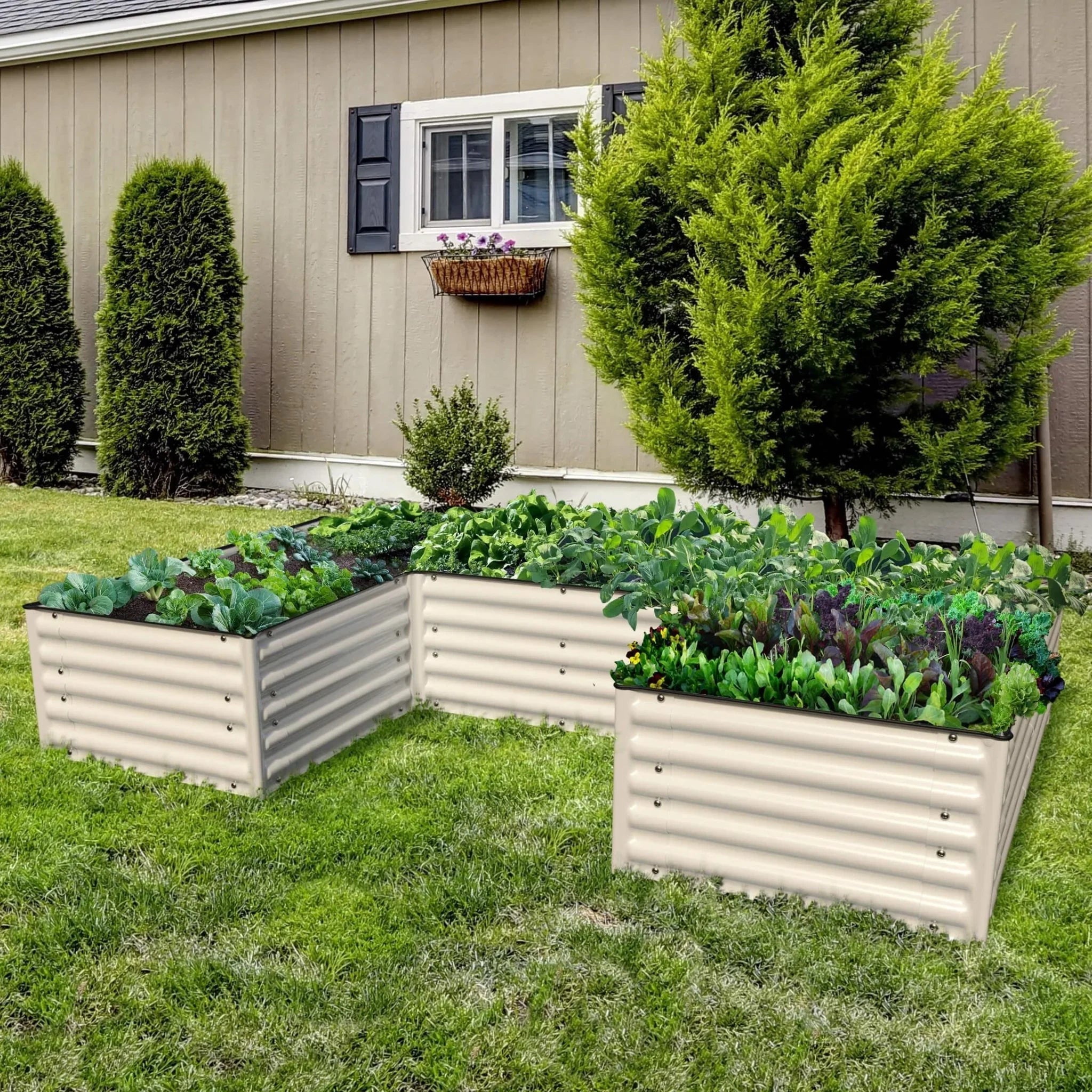 Olle Gardens 17" Tall "U" Shape Infinity Raised Garden Bed - Energize Trek