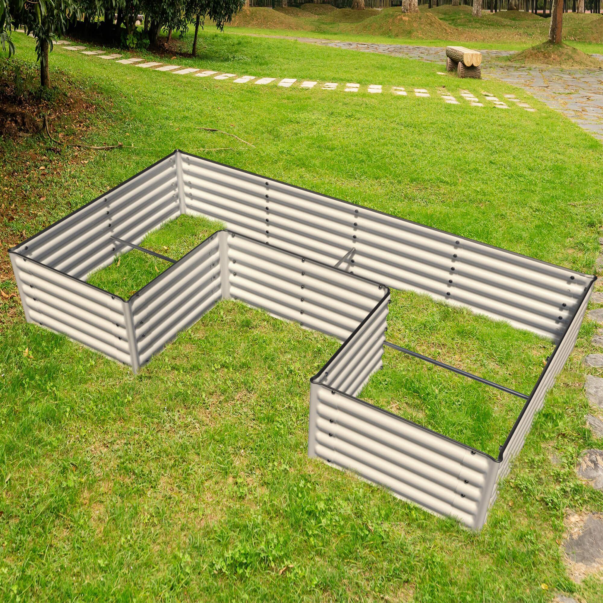 Olle Gardens 17" Tall "U" Shape Infinity Raised Garden Bed - Energize Trek