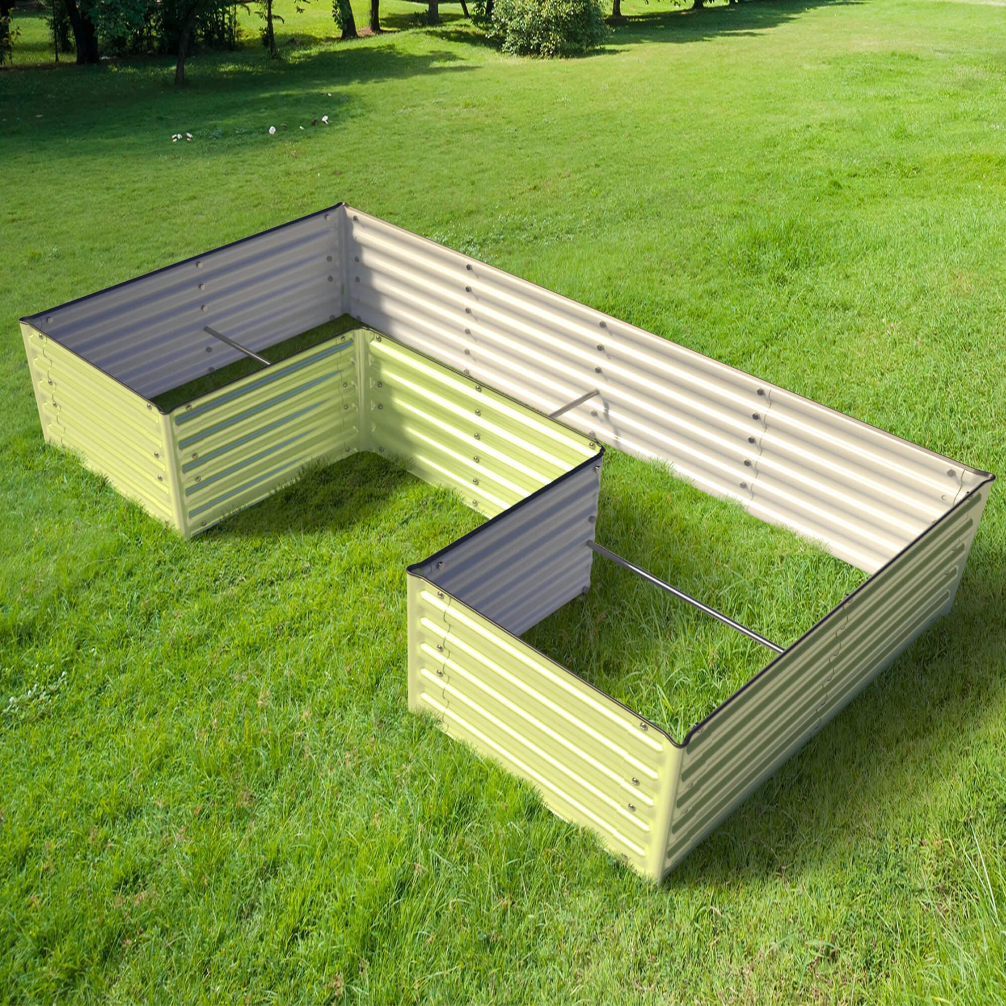 Olle Gardens 17" Tall "U" Shape Infinity Raised Garden Bed - Energize Trek