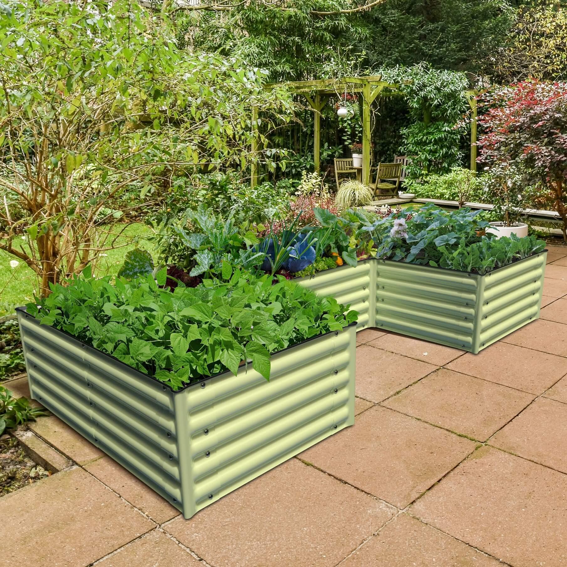 Olle Gardens 17" Tall "U" Shape Infinity Raised Garden Bed - Energize Trek