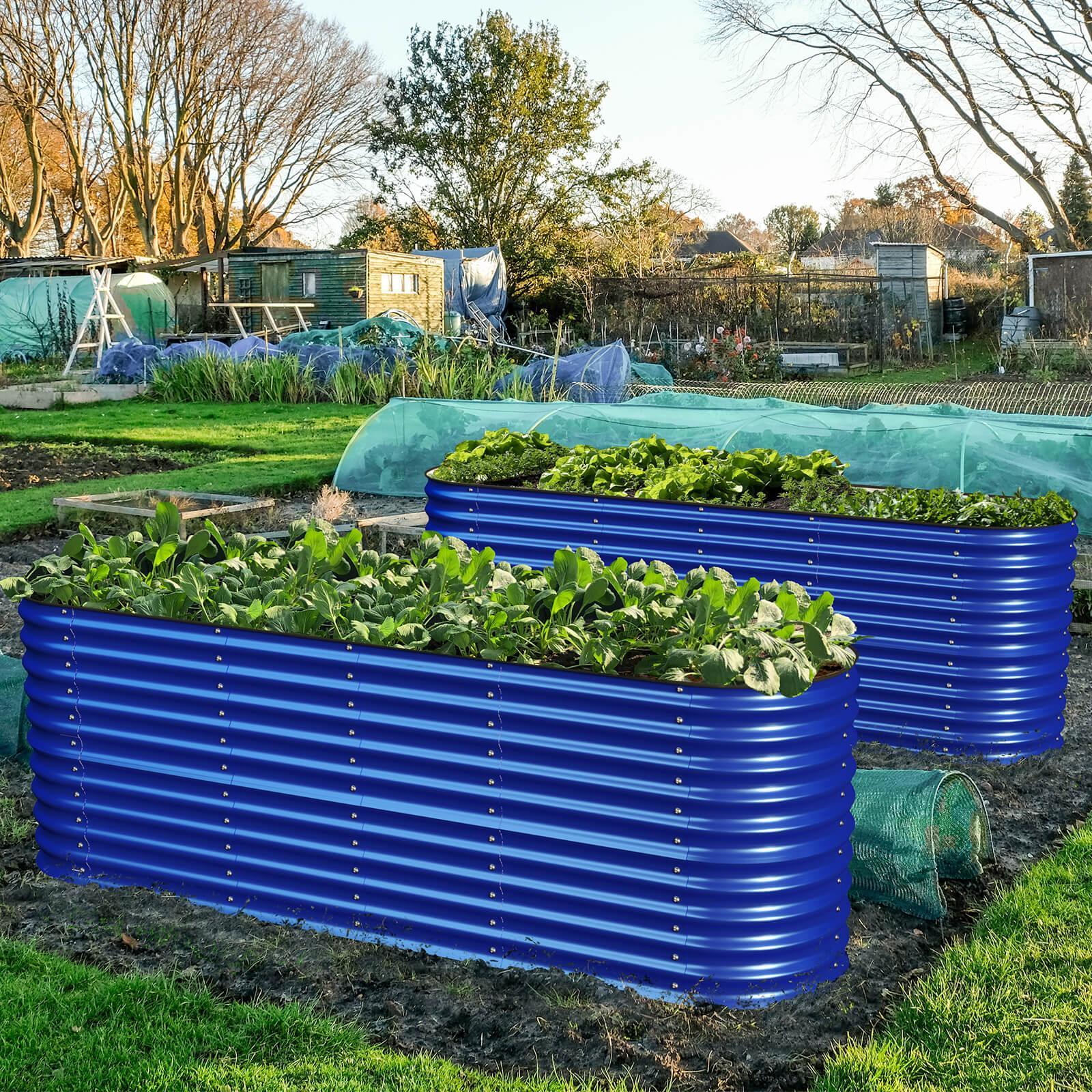 Olle Gardens 32" Tall, 12-in-1 Raised Garden Bed - Energize Trek