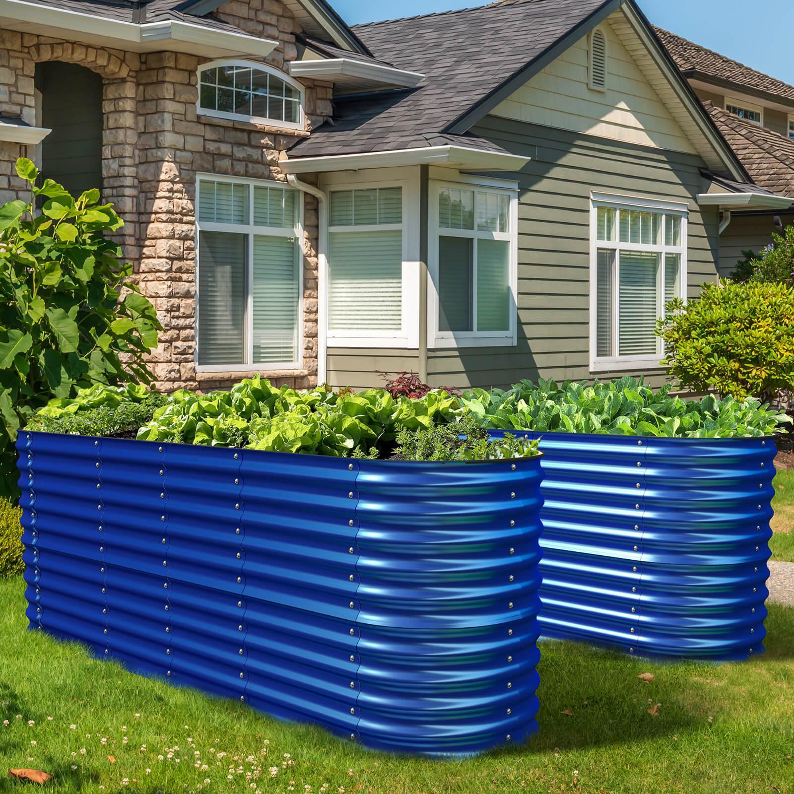 Olle Gardens 32" Tall, 12-in-1 Raised Garden Bed - Energize Trek