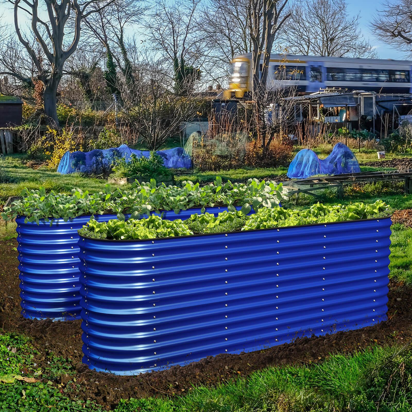 Olle Gardens 32" Tall, 12-in-1 Raised Garden Bed - Energize Trek