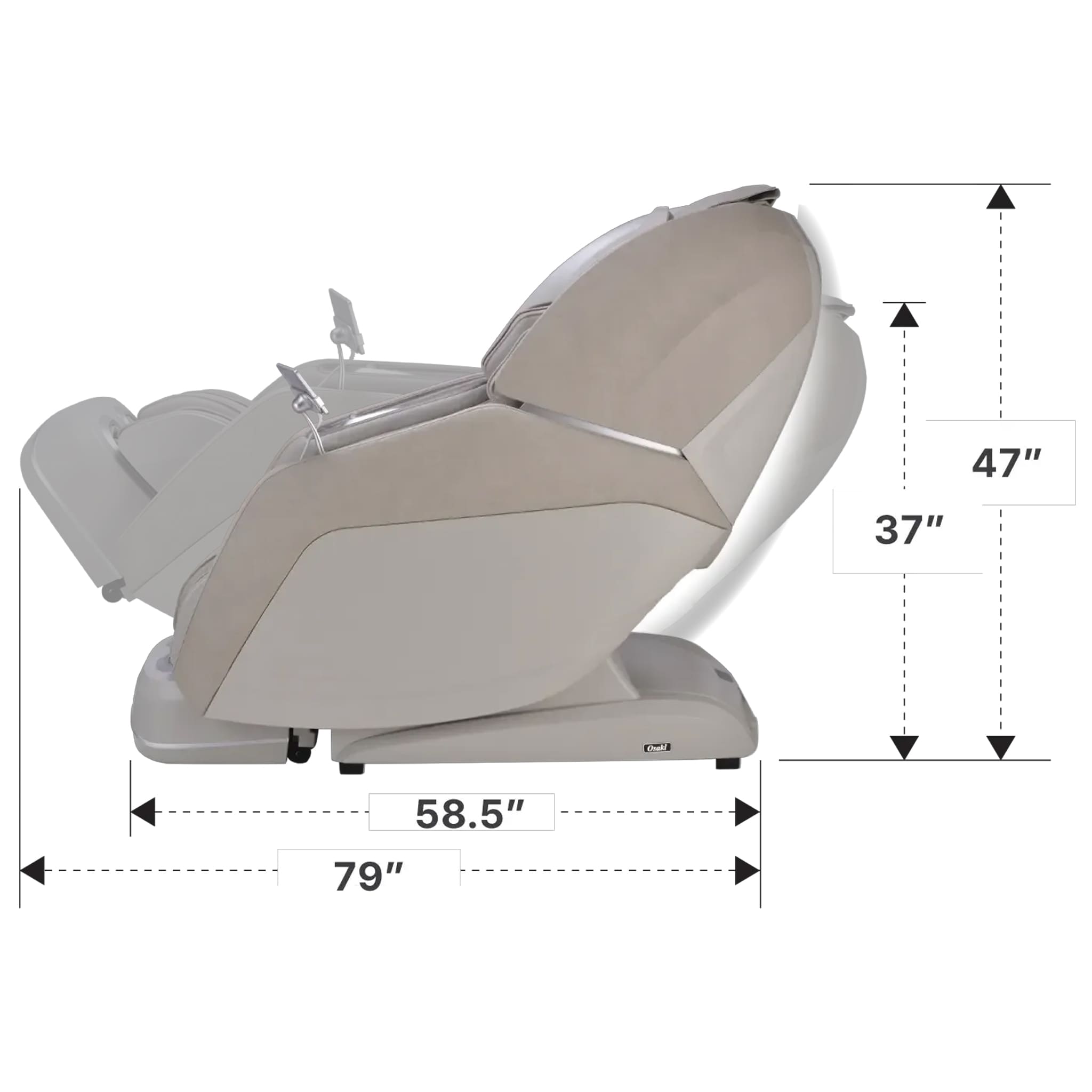 Osaki 4D Manhattan Duo Mech Massage Chair With Smart Auto Body Scan (SAK53948) - Energize Trek