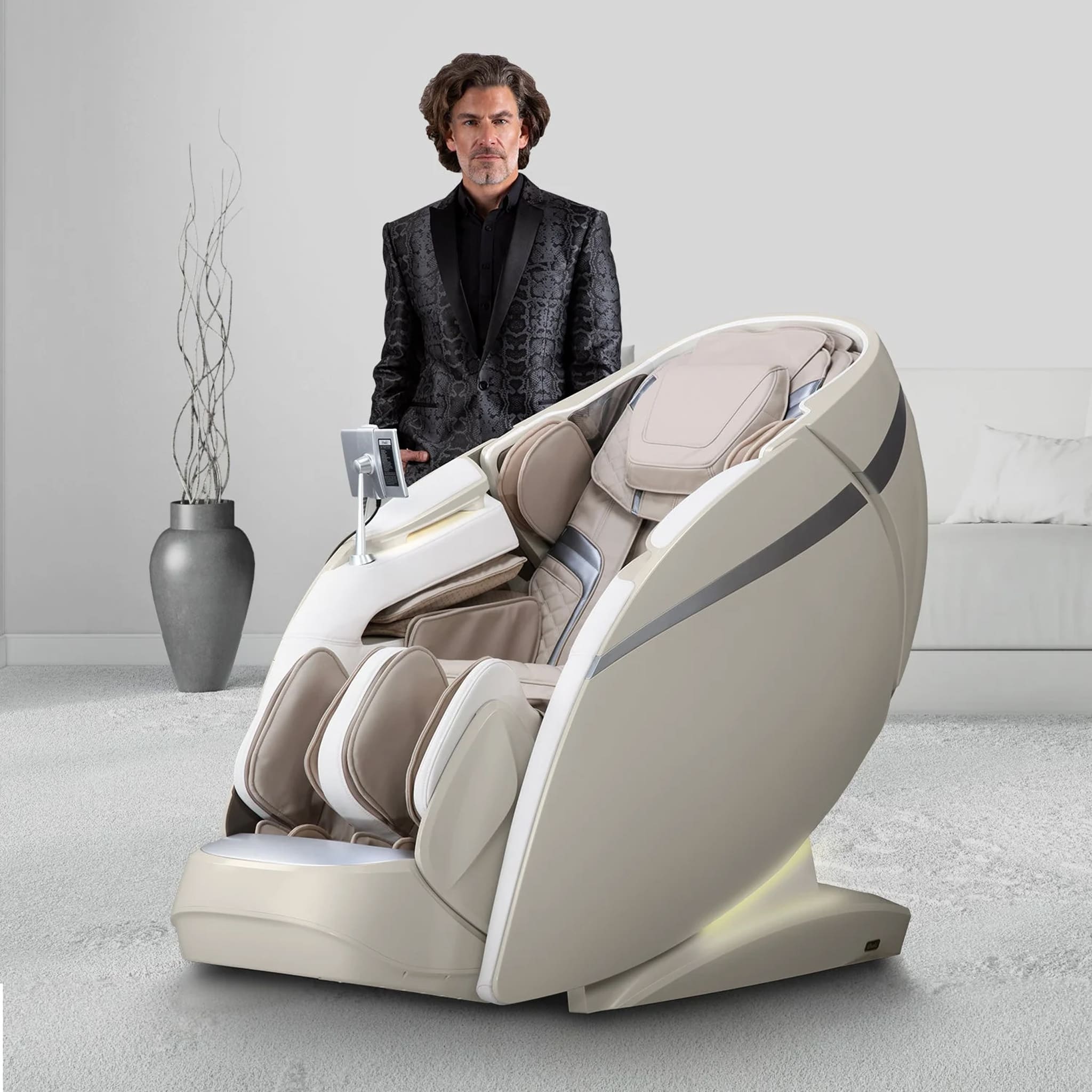 Osaki OS-Pro 4D DuoMax Massage Chair With Intelligent Health Detection (SAK74251) - Energize Trek