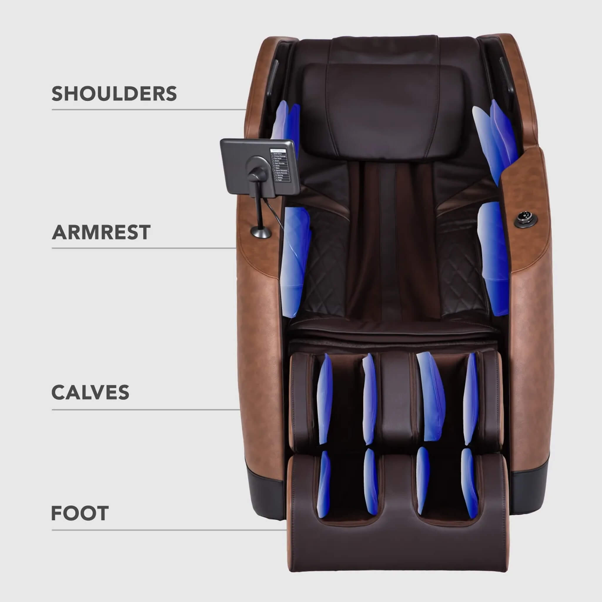 Osaki Ziva 2D Zero Gravity Full Body Massage Chair With Bluetooth Speakers (SAK93806) - Energize Trek