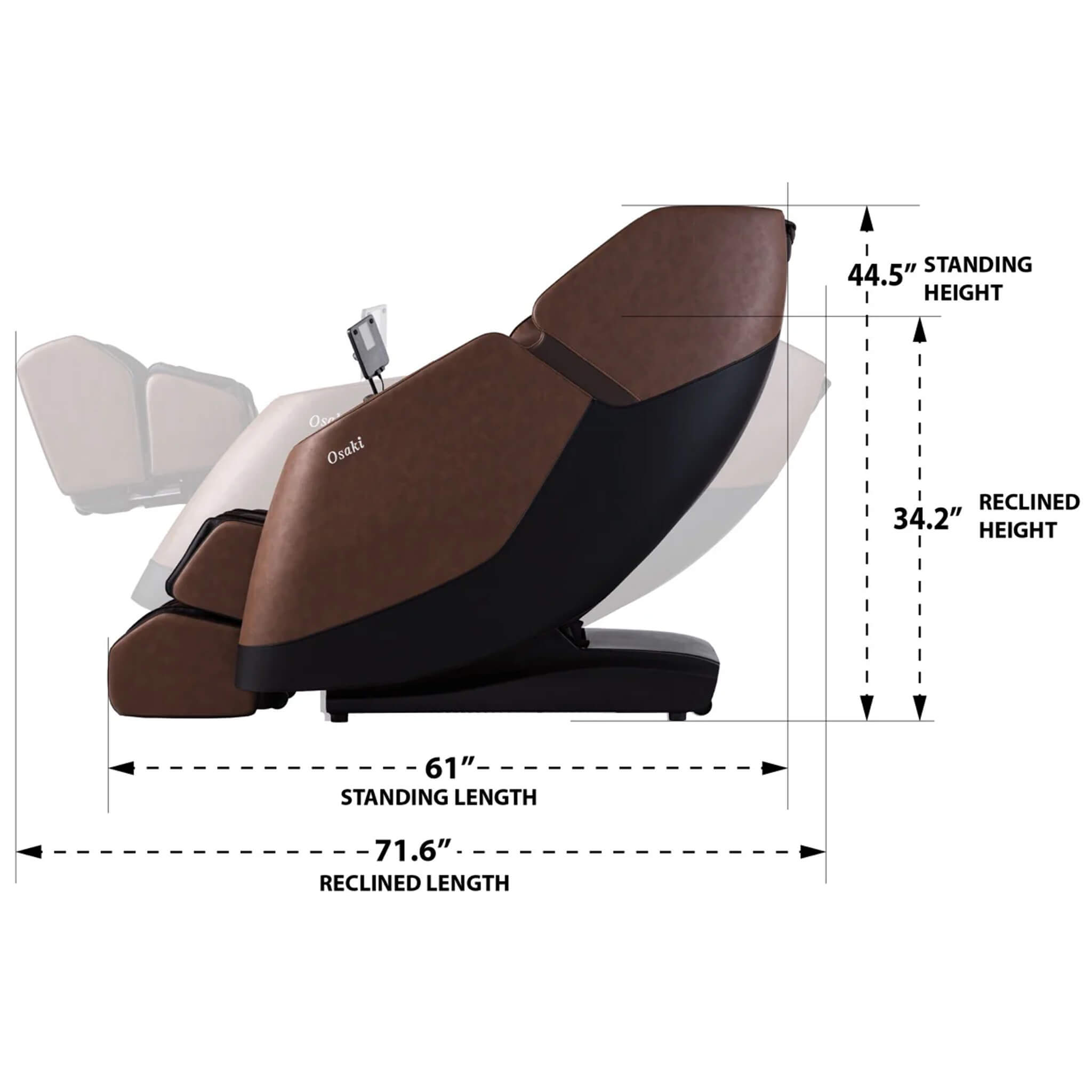 Osaki Ziva 2D Zero Gravity Full Body Massage Chair With Bluetooth Speakers (SAK93806) - Energize Trek