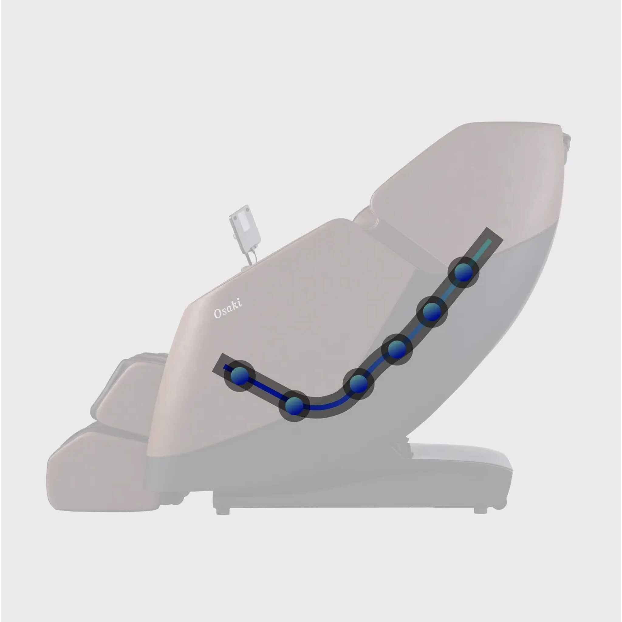 Osaki Ziva 2D Zero Gravity Full Body Massage Chair With Bluetooth Speakers (SAK93806) - Energize Trek