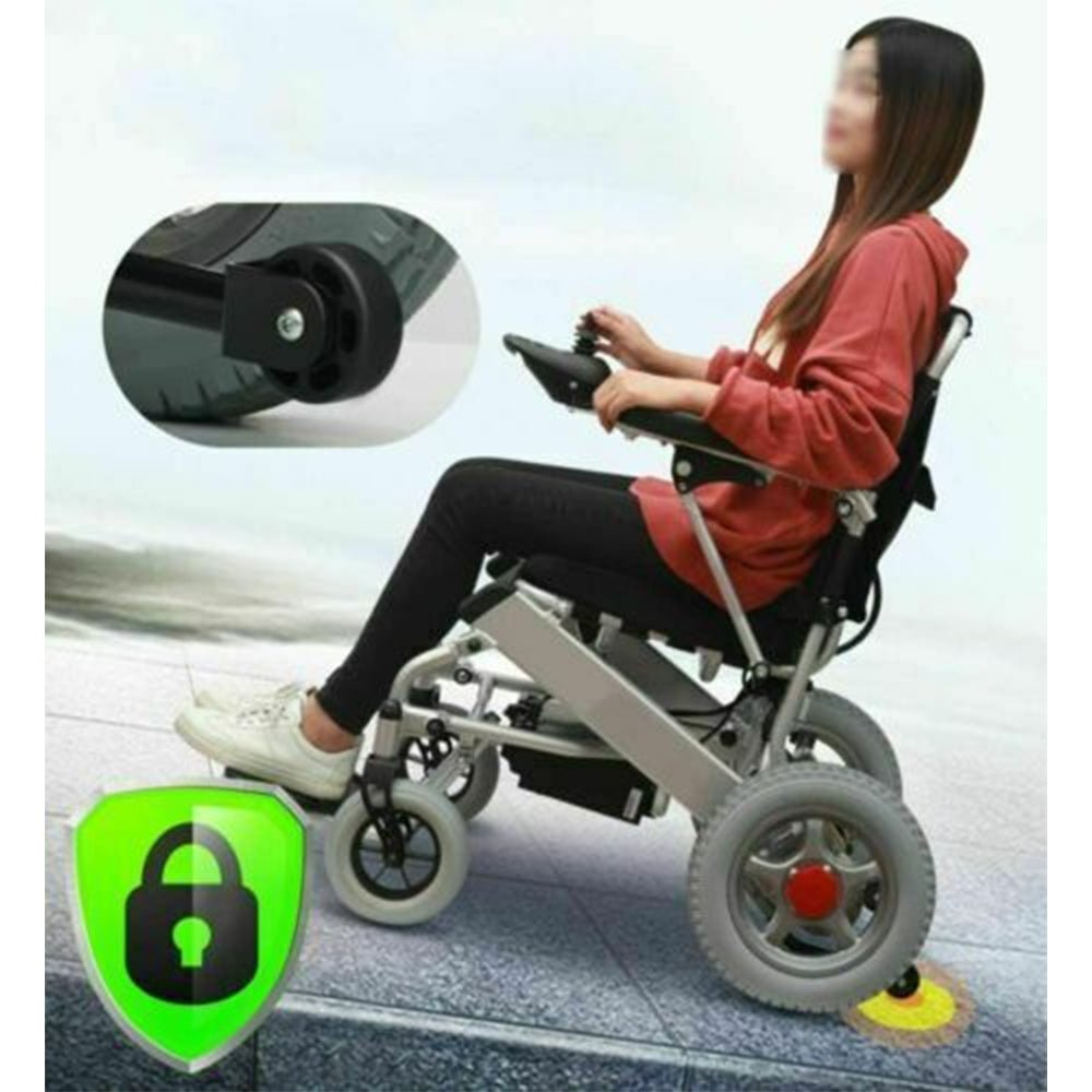 PCMOS WD602 17.5" Heavy Duty Electric Motorized Lightweight Wheelchair, 250LBS (97658124) - Energize Trek