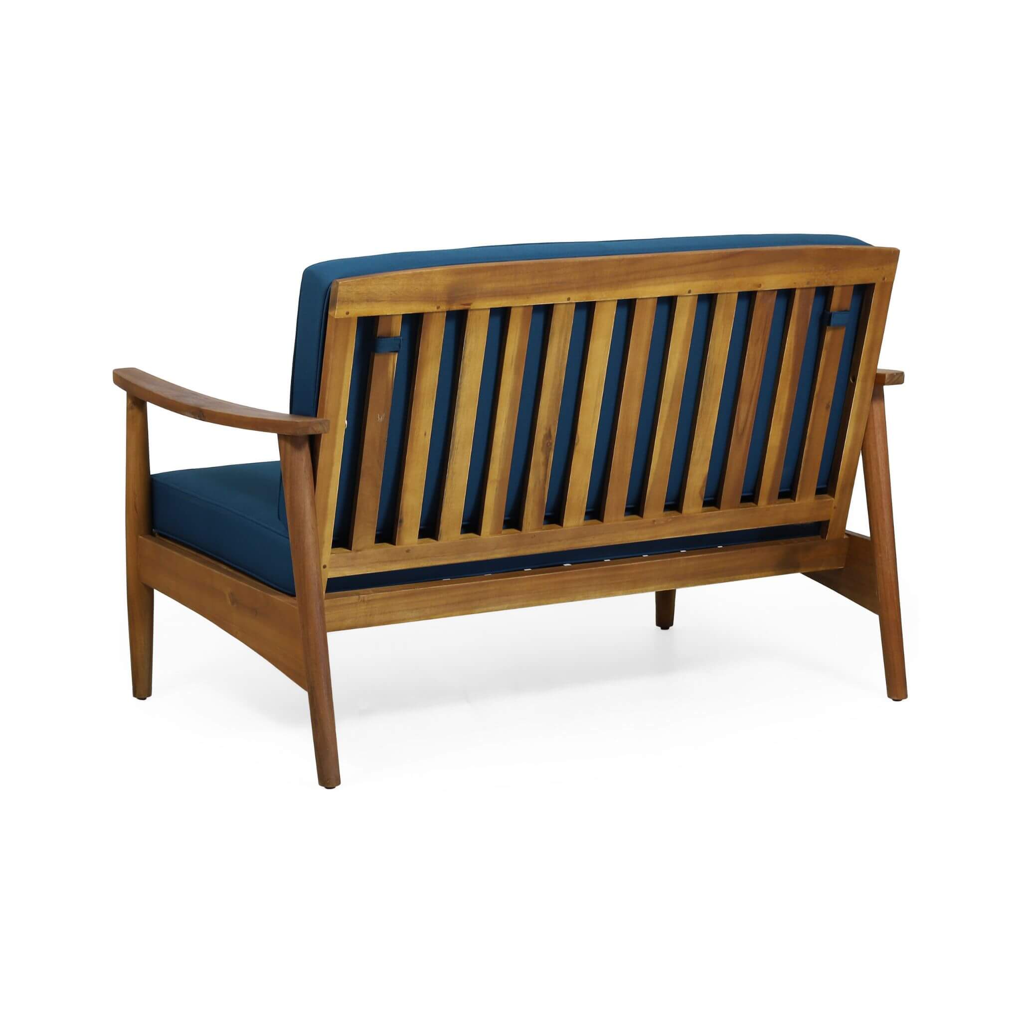 Premium 4-Piece Wooden Outdoor Patio Conversation Seating Set With Cushions (SAK31469) - Energize Trek