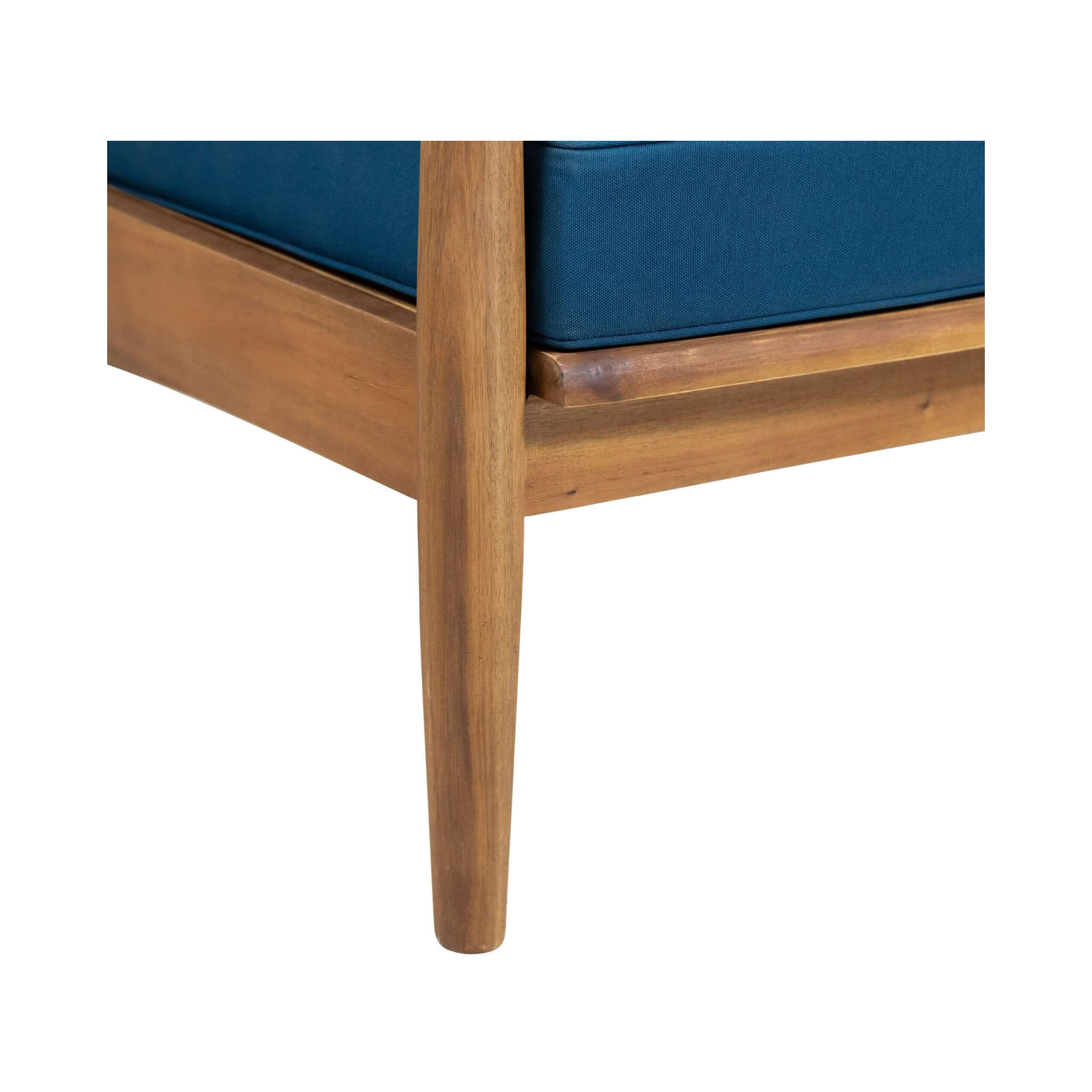 Premium 4-Piece Wooden Outdoor Patio Conversation Seating Set With Cushions (SAK31469) - Energize Trek