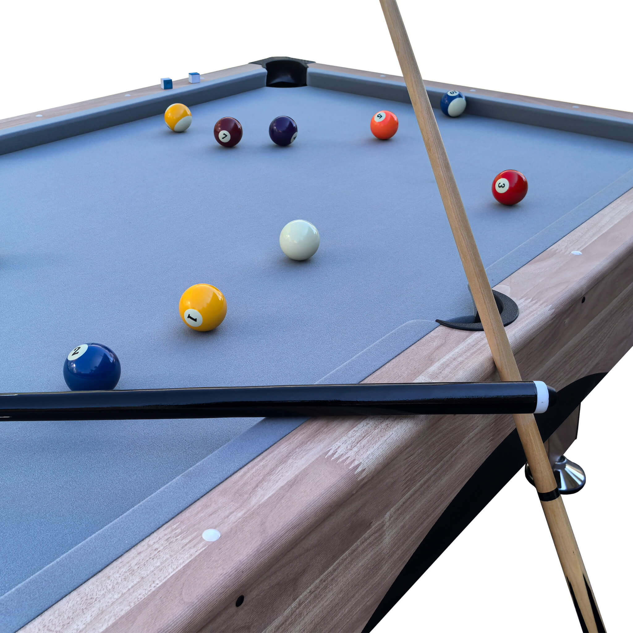 Premium Billiards Pool Wood Table for Home Game Rooms, 7FT (SAK14517) - Energize Trek