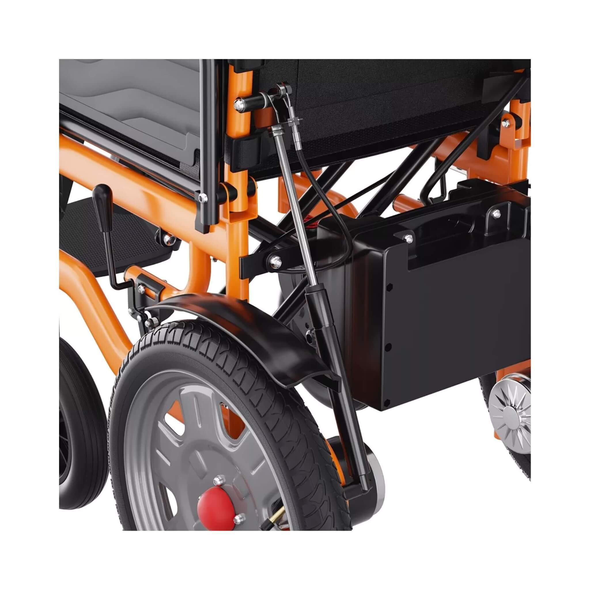 Premium Lightweight Electric Full Reclining Motorized Foldable Wheelchair (SAK91516) - Energize Trek