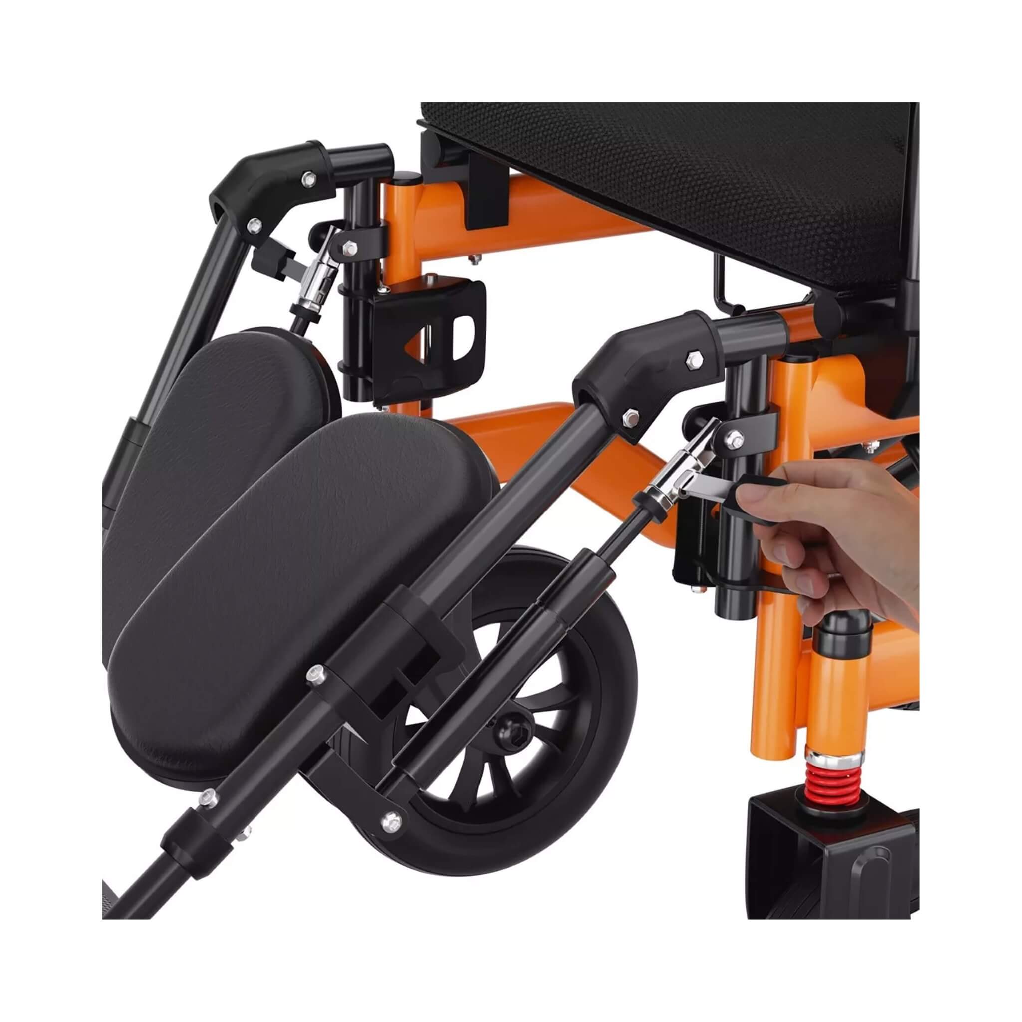 Premium Lightweight Electric Full Reclining Motorized Foldable Wheelchair (SAK91516) - Energize Trek