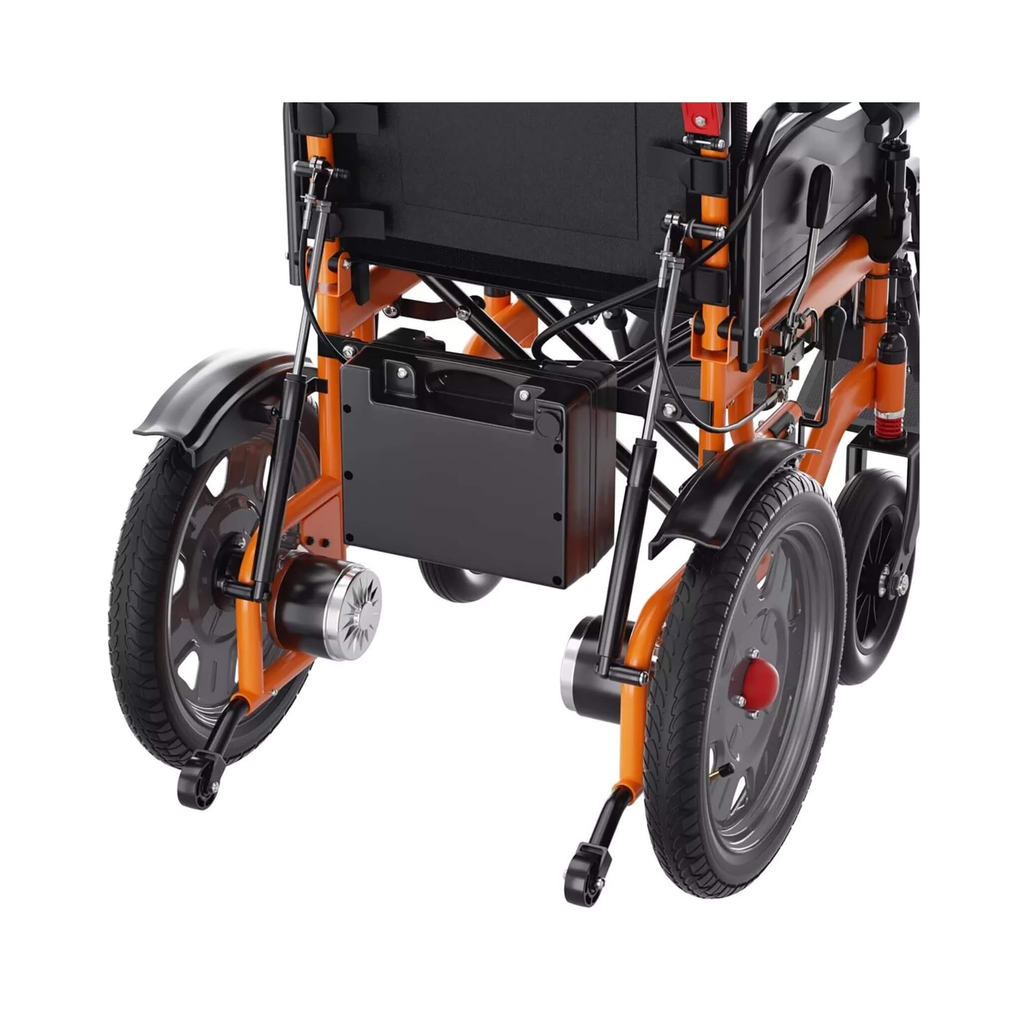 Premium Lightweight Electric Full Reclining Motorized Foldable Wheelchair (SAK91516) - Energize Trek