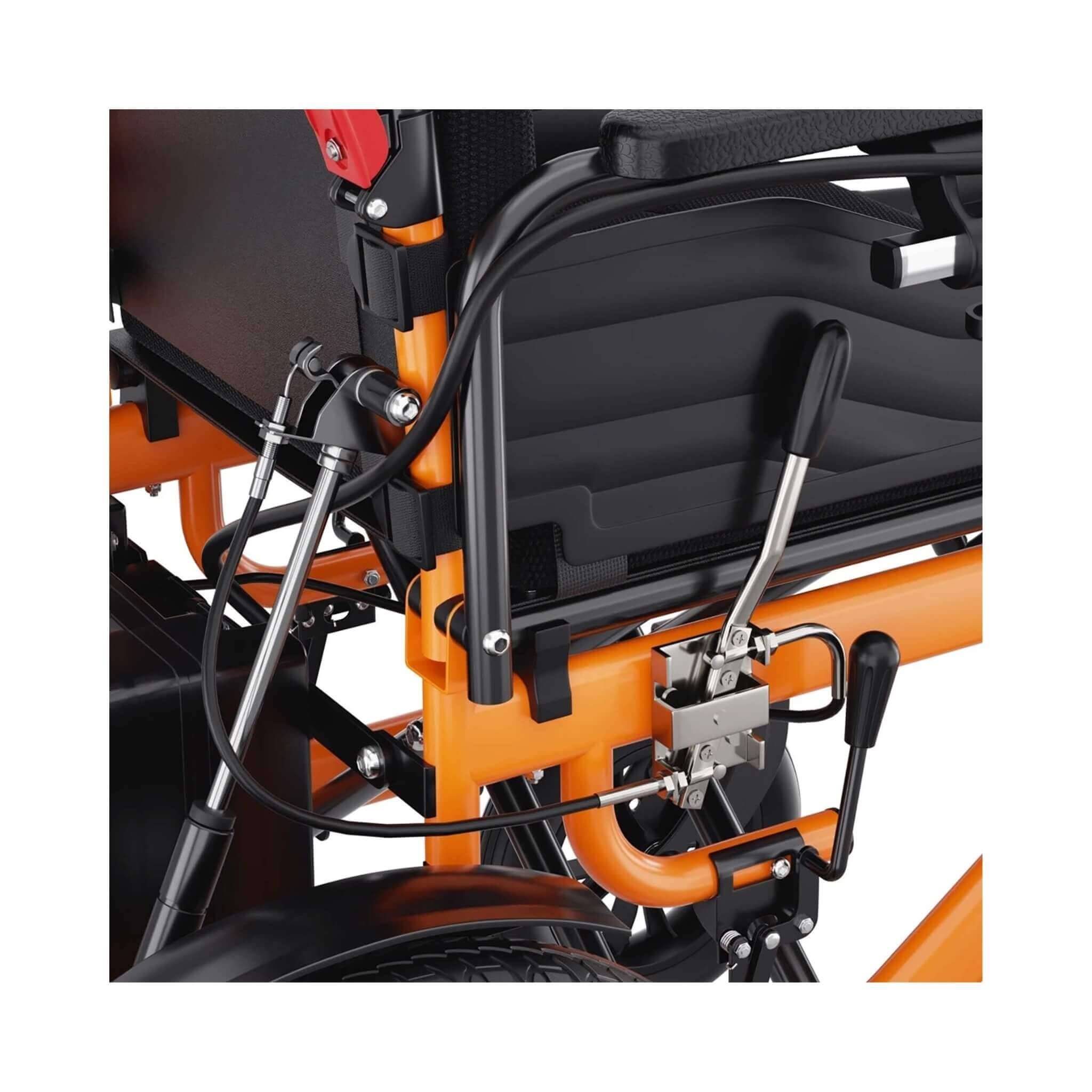 Premium Lightweight Electric Full Reclining Motorized Foldable Wheelchair (SAK91516) - Energize Trek