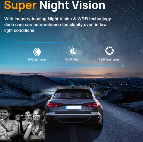360° Dual Lens Car Dash Cam - Energize Trek
