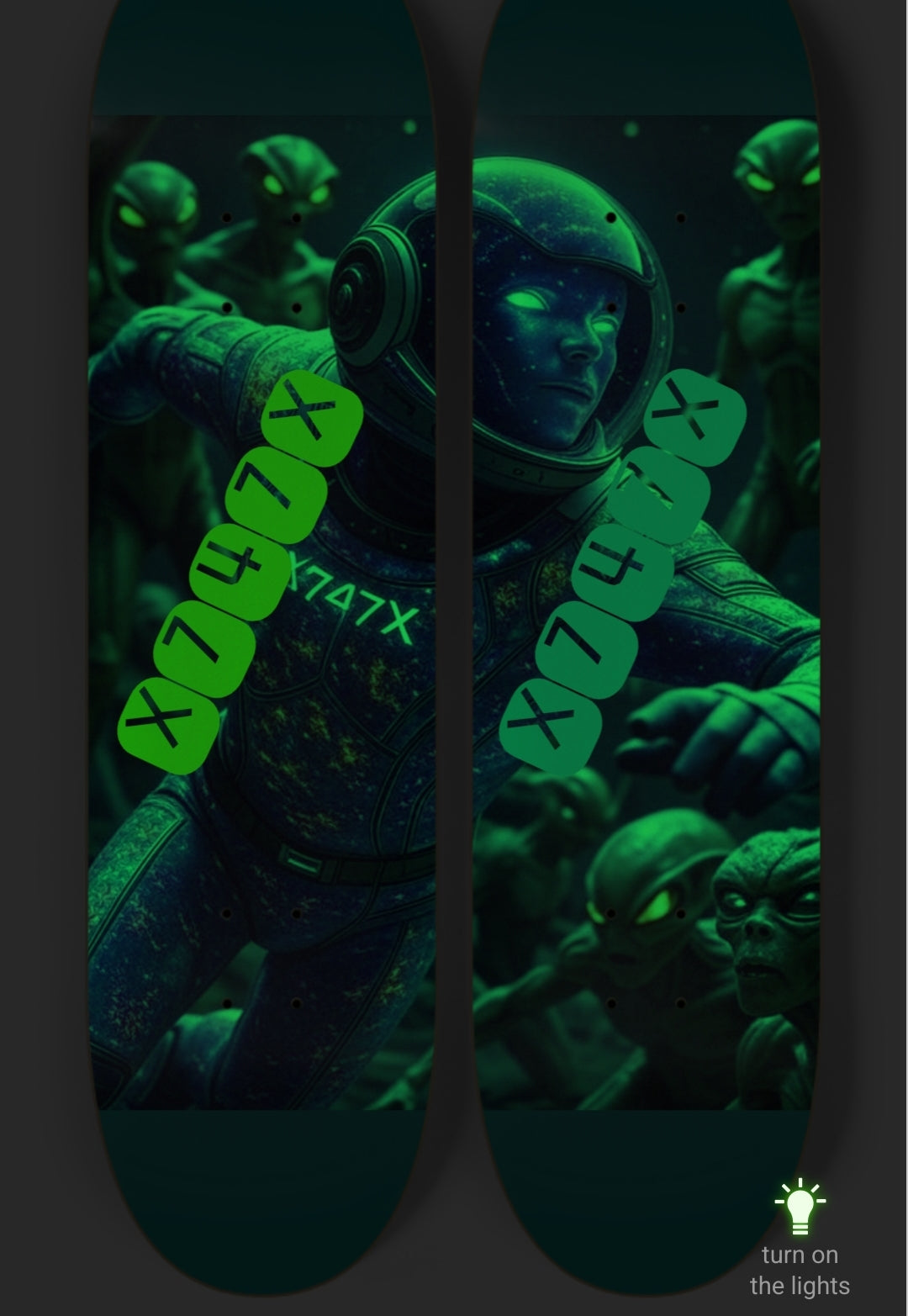 X747X COSMIC OVERLORD *GLOW IN THE DARK* Special Series - Energize Trek