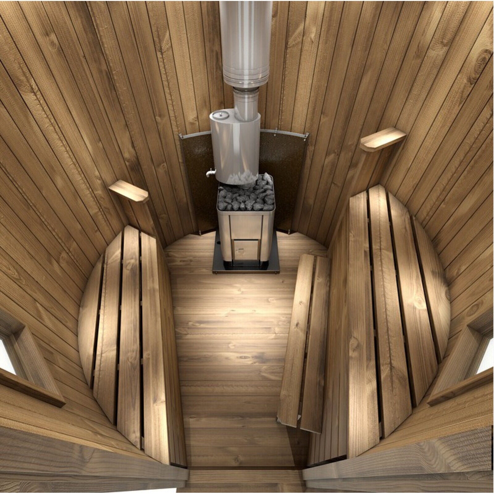 SAUNA EVOLUTION® Cabin Sauna Eco Oasis 6 - Energize Trek