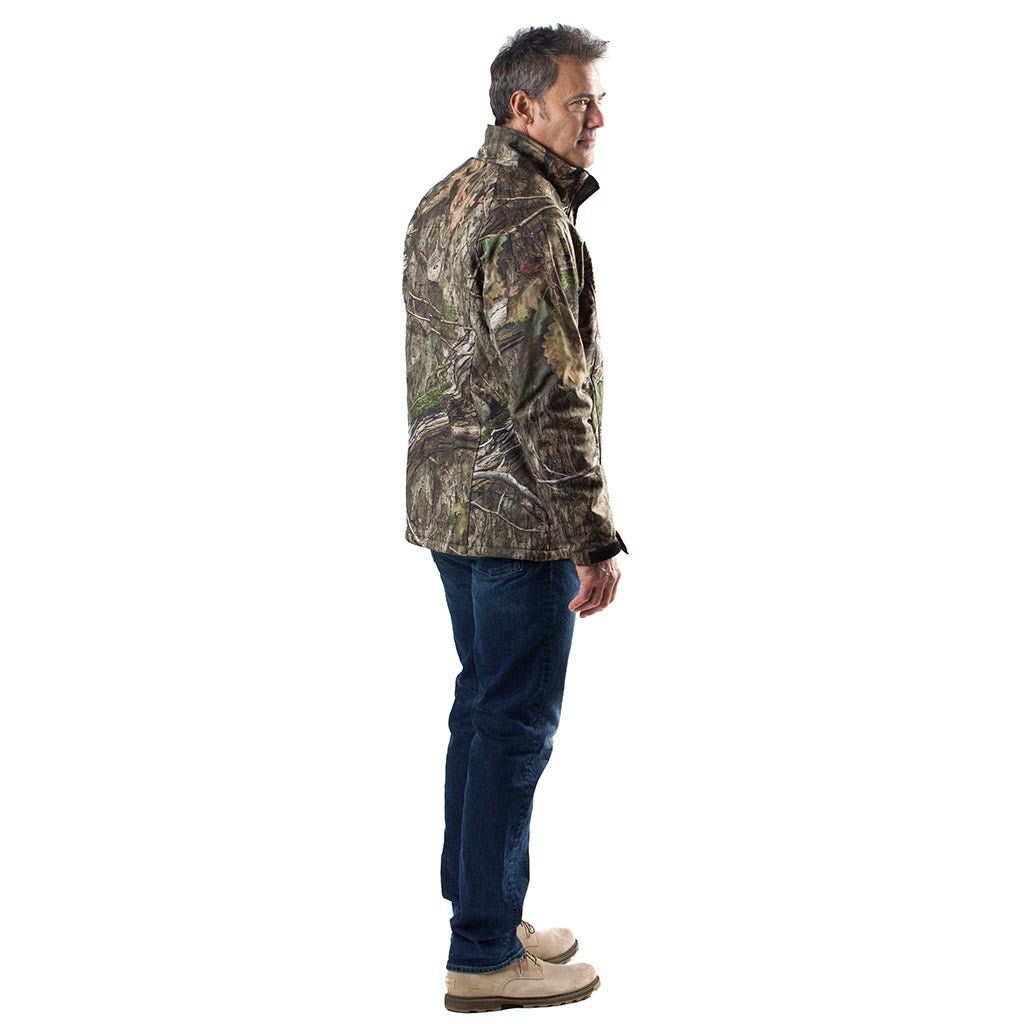 Sahara Heated Hunting Jacket - Mossy Oak Camo - Energize Trek