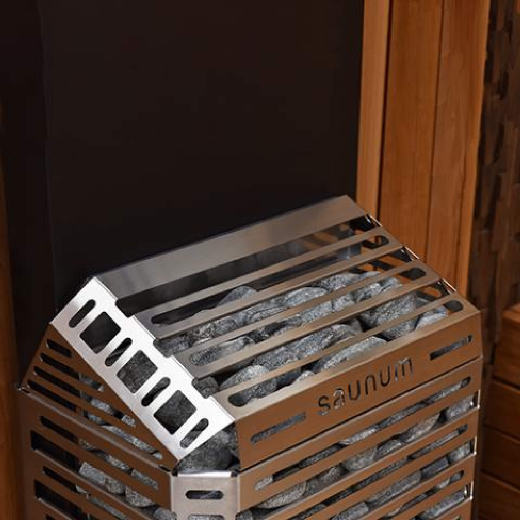 Saunum Air 5/7 Sauna Heater With Climate Equalizer, AirIQ Wi-Fi Control & Stones (SAK32184) - Energize Trek