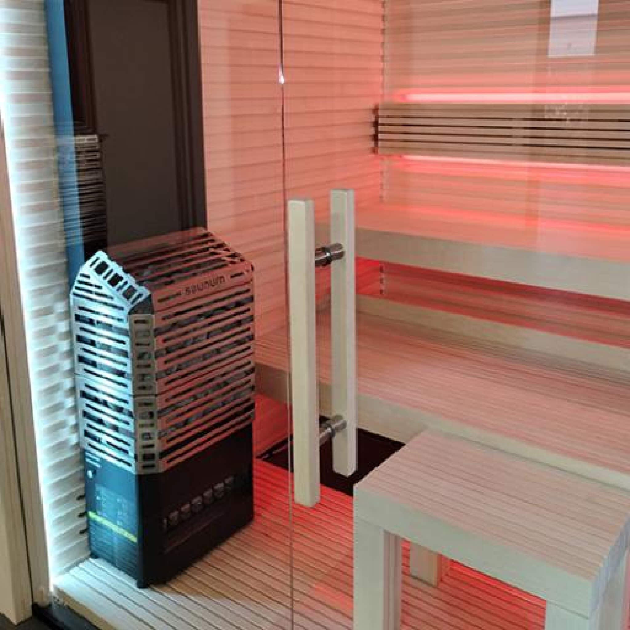 Saunum Air 5/7 Sauna Heater With Climate Equalizer, AirIQ Wi-Fi Control & Stones (SAK32184) - Energize Trek