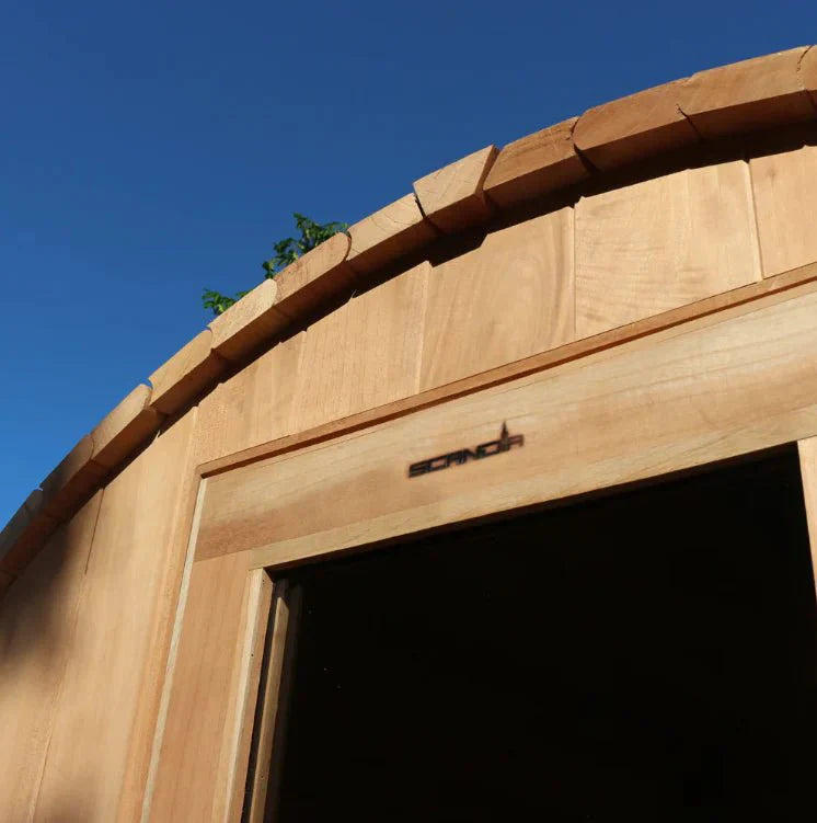 Scandia Electric Barrel Sauna Kit – Traditional Sauna - Energize Trek