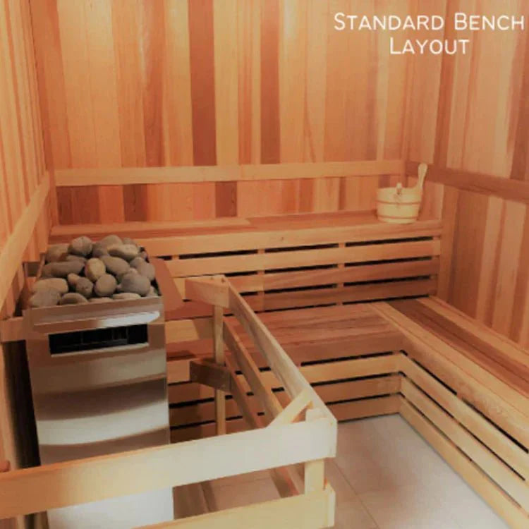 Scandia Electric DIY PreCut Sauna Room Kit PRECUT-DIY-4X7-ULTRA - Energize Trek