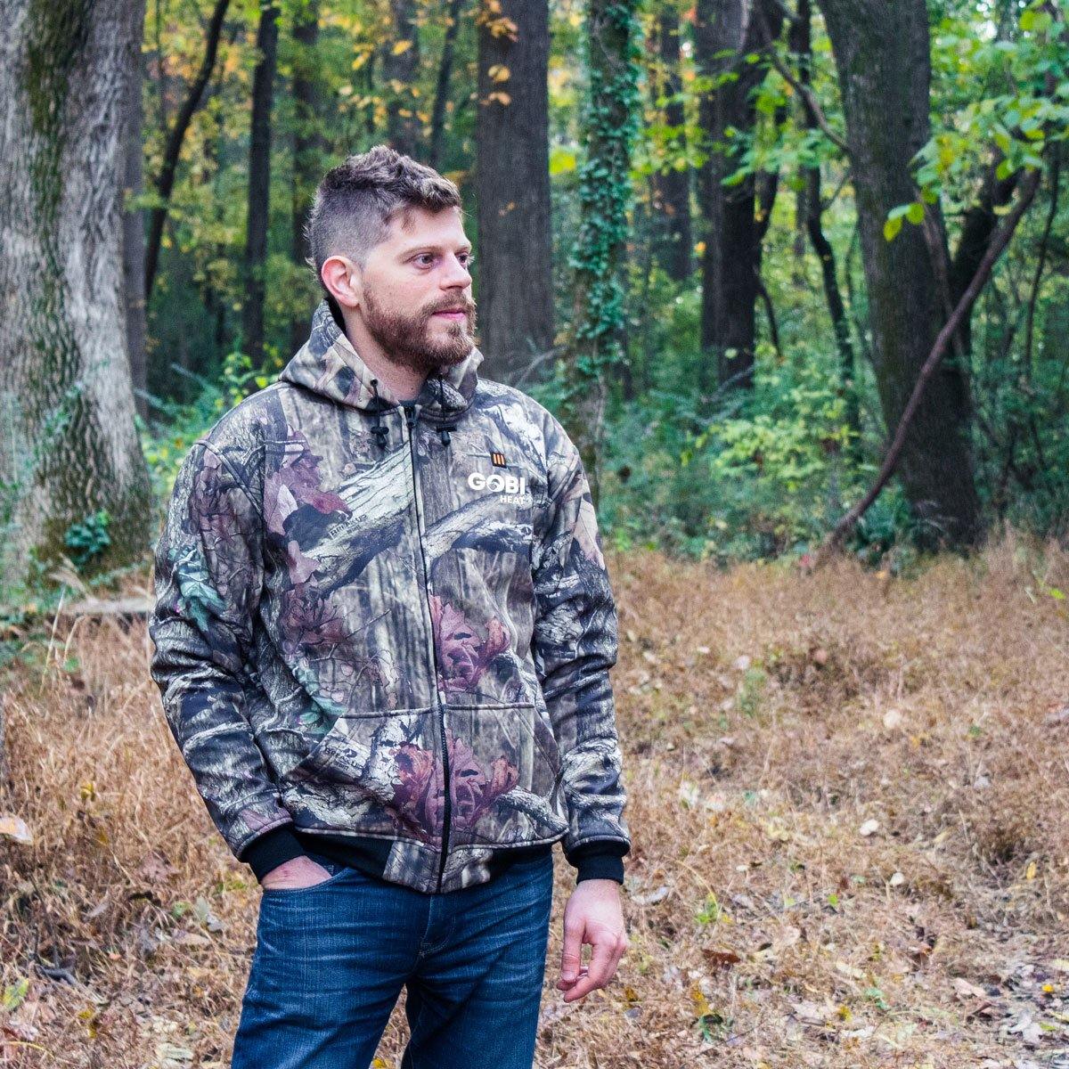 Shadow Men's Heated Hunting Hoodie - Available in Mossy Oak® and Real Tree® - Energize Trek