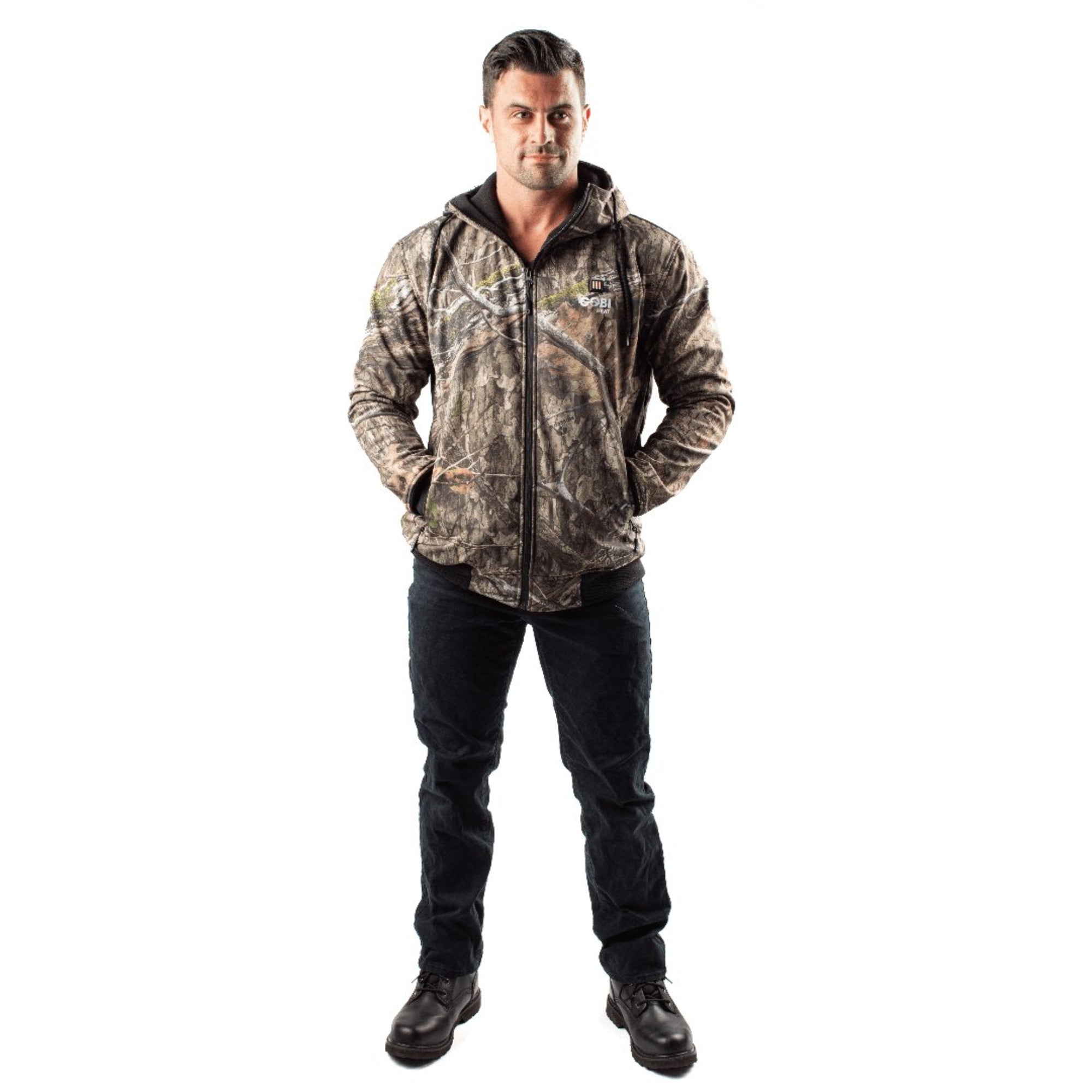 Shadow Men's Heated Hunting Hoodie - Available in Mossy Oak® and Real Tree® - Energize Trek
