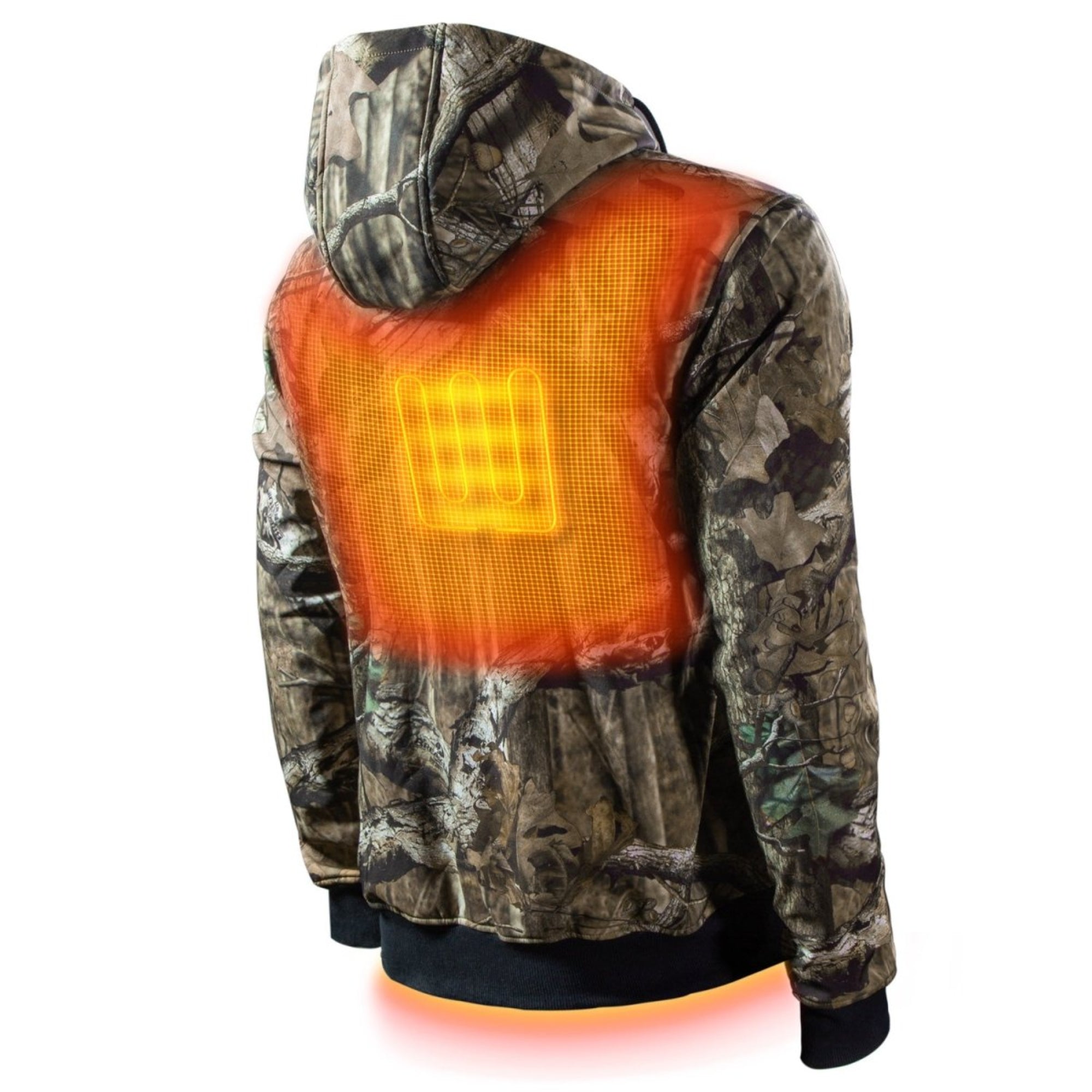 Shadow Men's Heated Hunting Hoodie - Available in Mossy Oak® and Real Tree® - Energize Trek