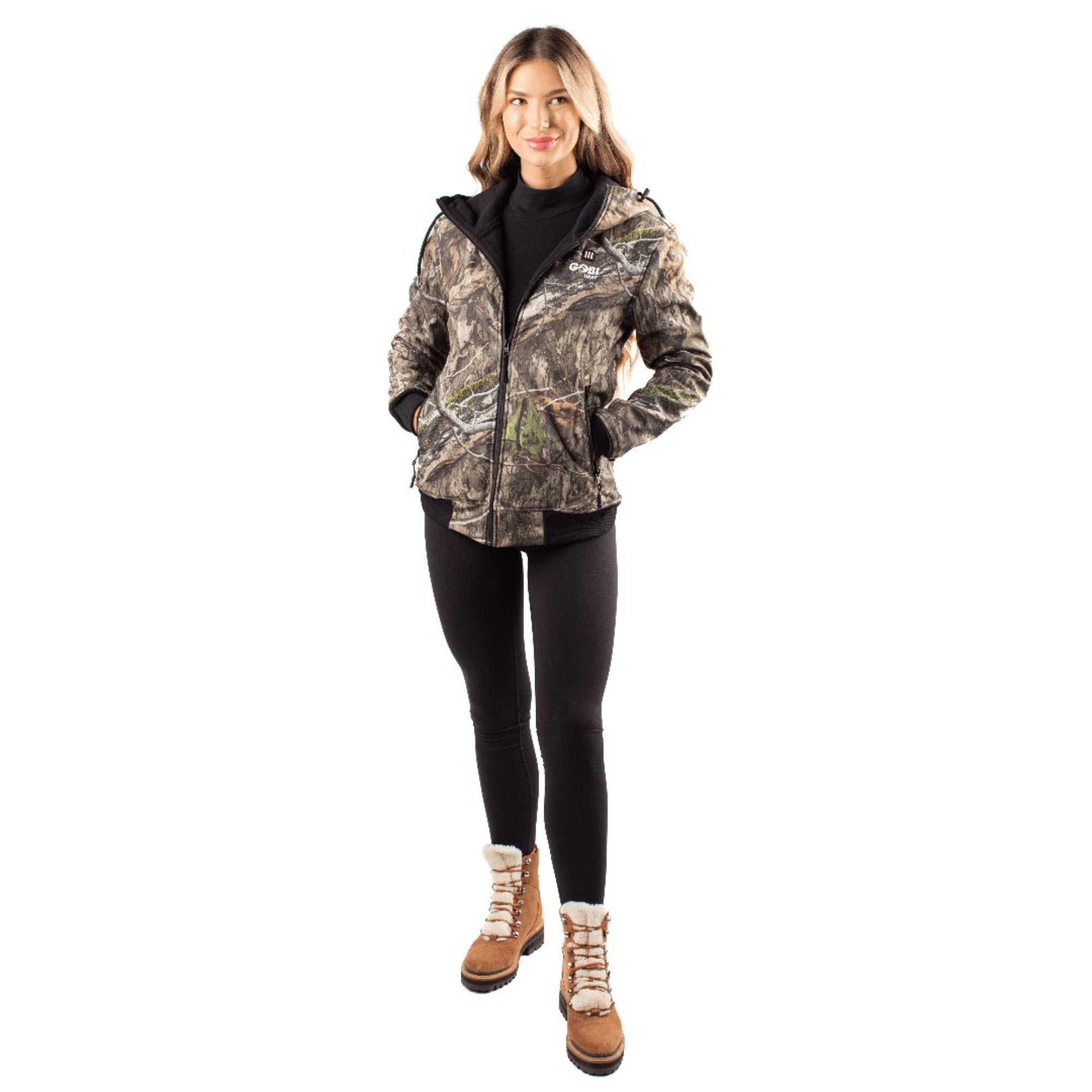 Shadow Women's Heated Hunting Hoodie - Available in Mossy Oak® and Real Tree® - Energize Trek