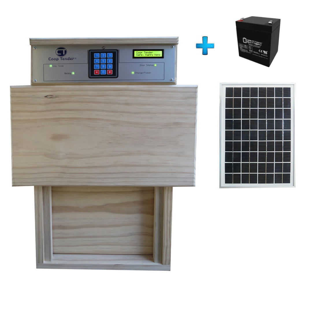 Solar Chicken Coop Door - Energize Trek