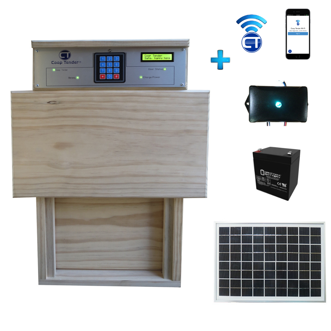 Solar WiFi Chicken Coop Door - Energize Trek