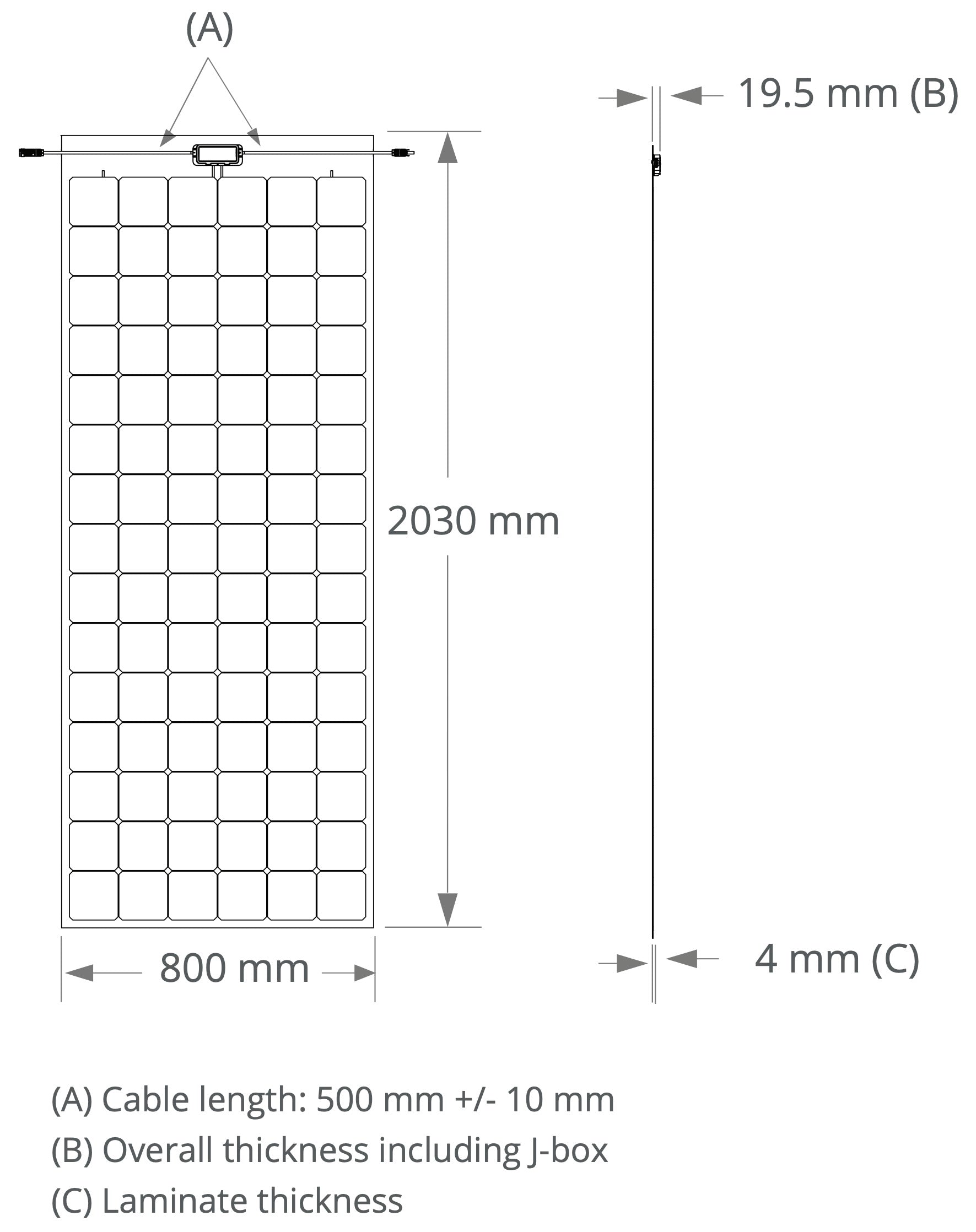 Sunpower Maxeon Air 330W Flexible Solar Panel - Energize Trek