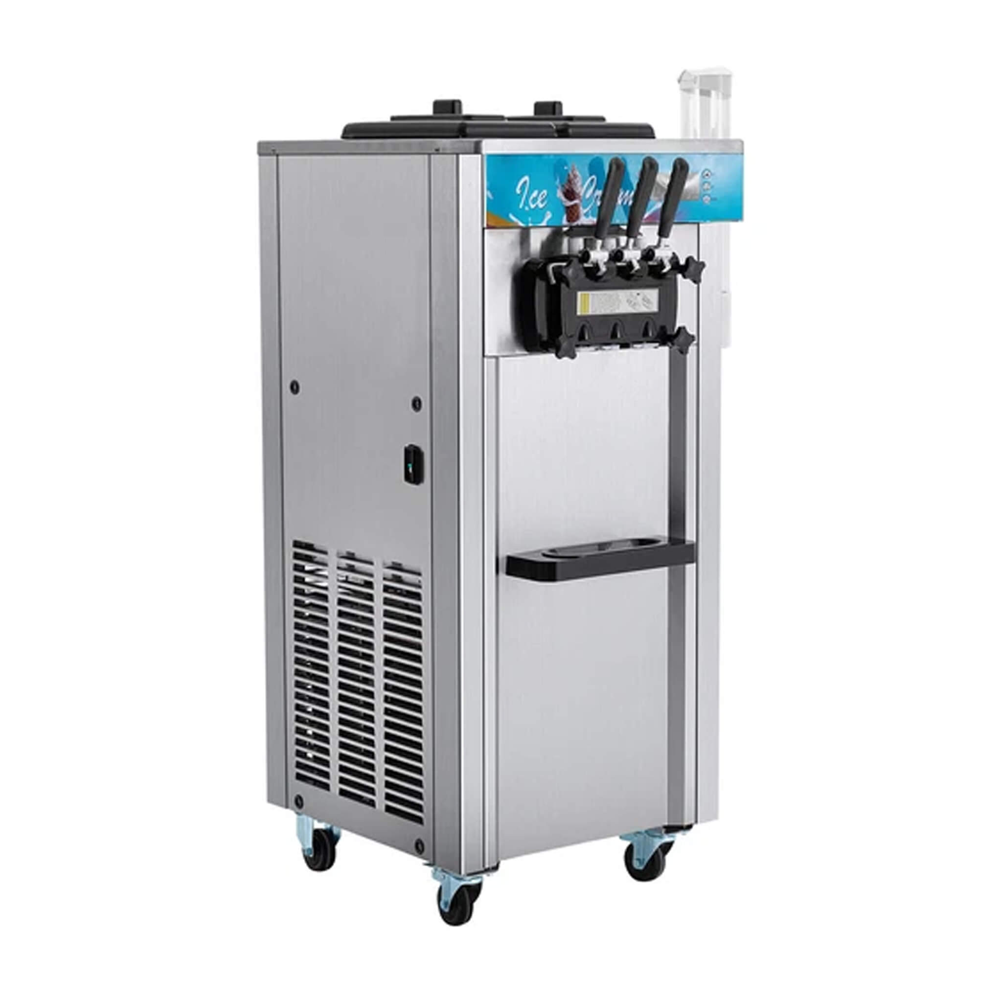 Stainless Steel Commercial 3-Flavor Soft Serve Ice Cream Machine Maker, 21-31 L/H (SAK65291) - Energize Trek