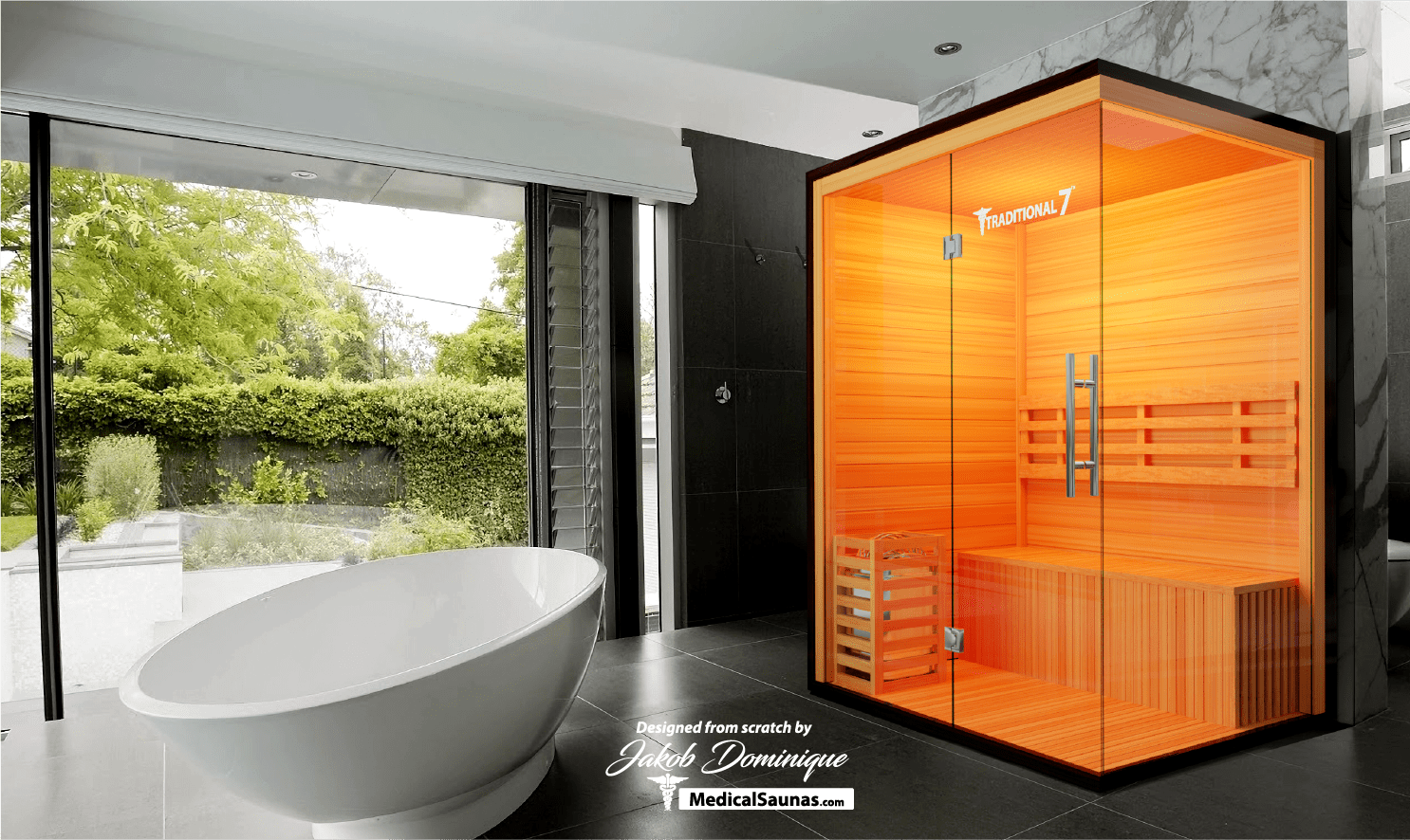3 Person Home Steam Sauna | Traditional 7™ - Energize Trek