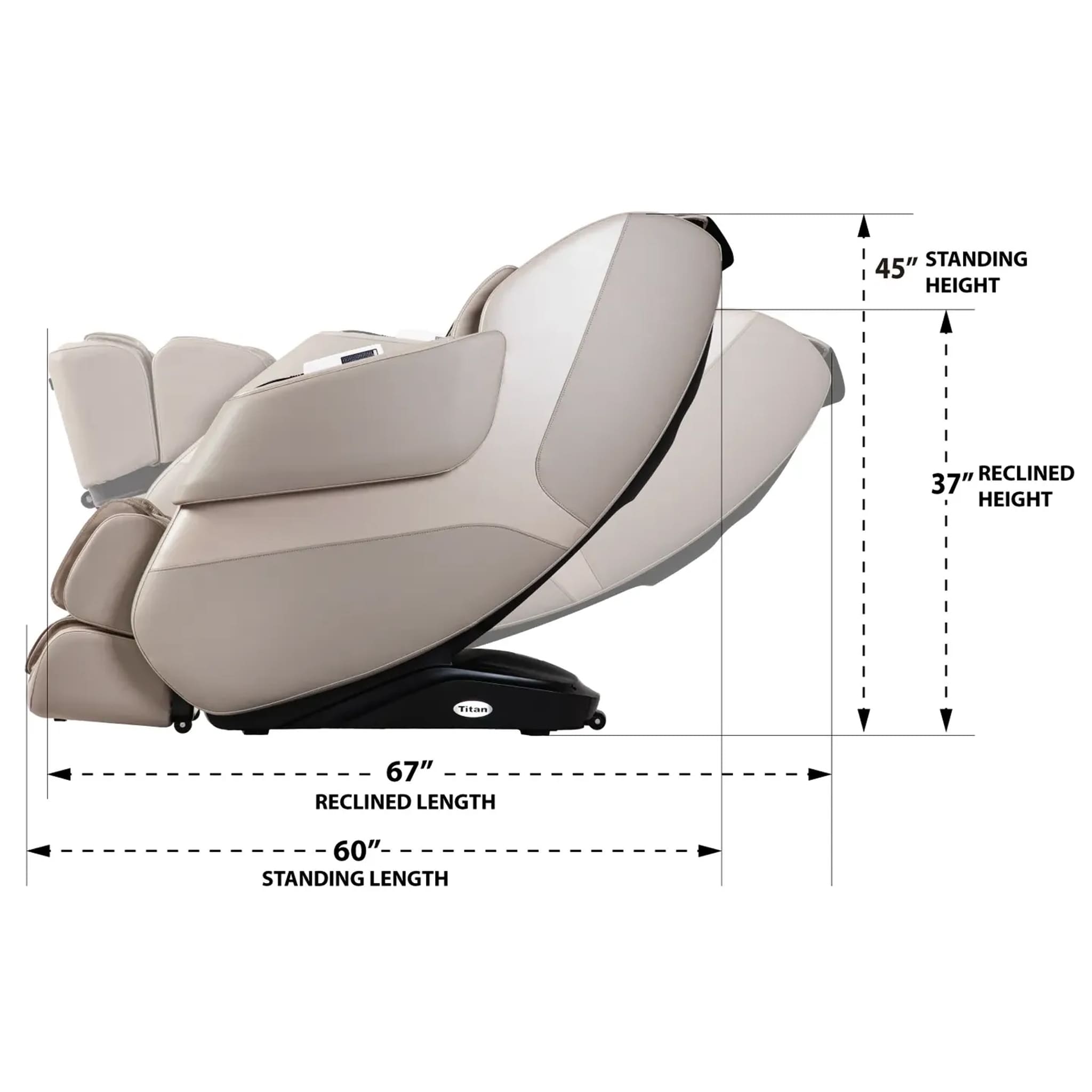 Titan Grande XL 3D Zero Gravity Massage Chair With Voice Control (SAK47031) - Energize Trek