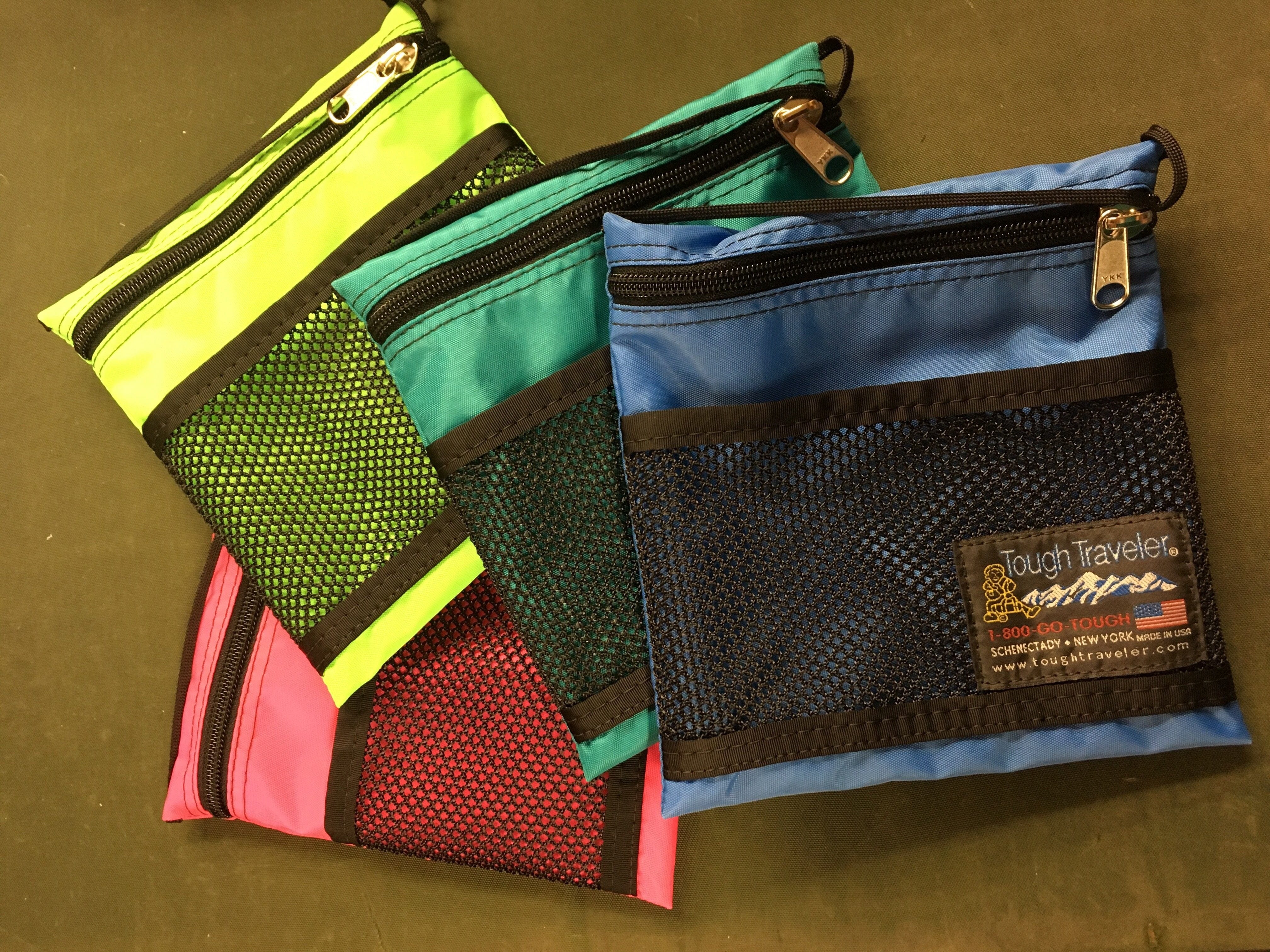 LARGE POUCH with MESH POCKET
