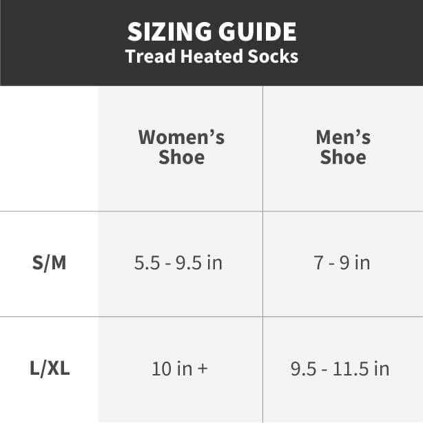 Tread Heated Socks - Energize Trek