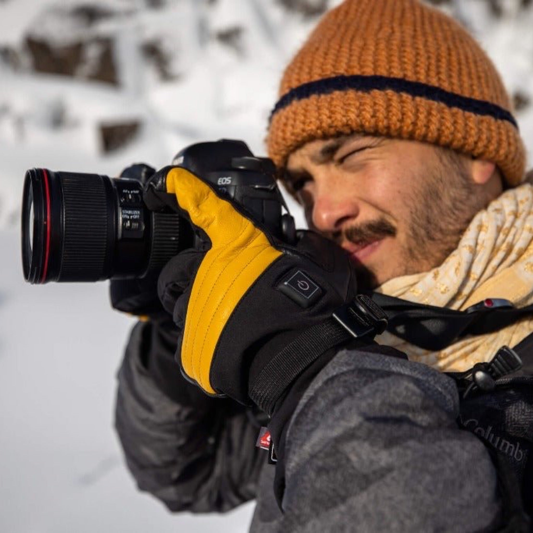 Vertex II Heated Ski Gloves (3500mAh USB-C batt) - Energize Trek